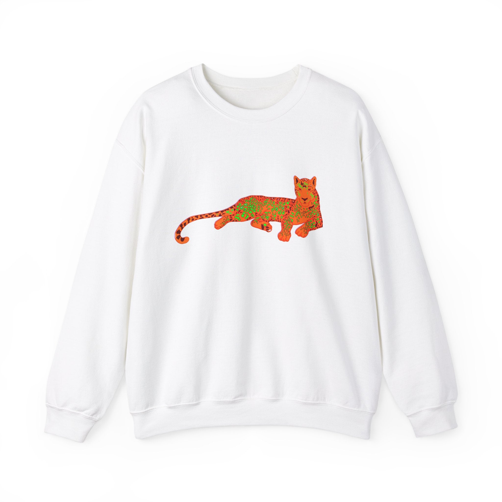 Colorful Leopard Crewneck Sweatshirt