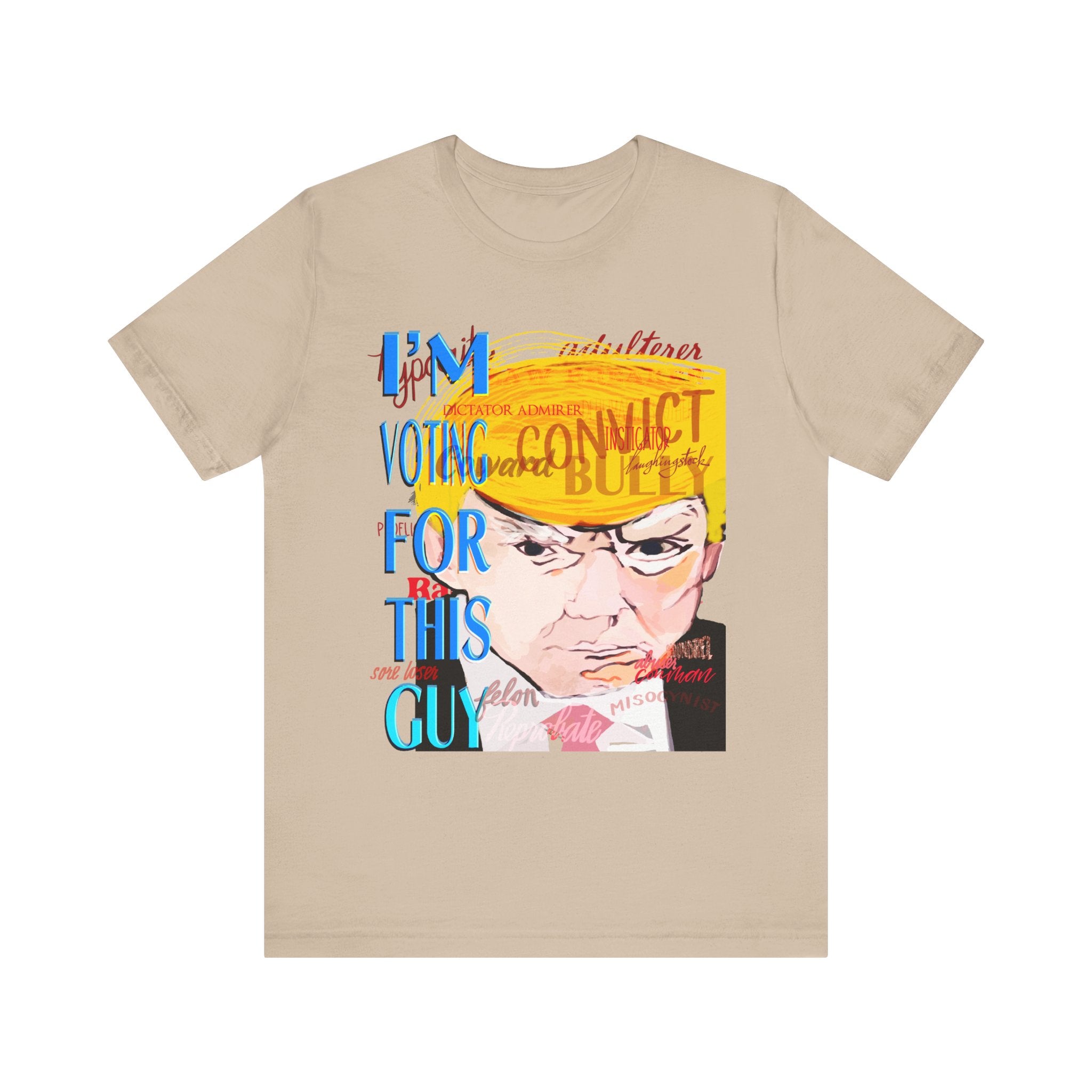 I’M VOTING FOR THIS GUY Unisex Jersey Short Sleeve Tee