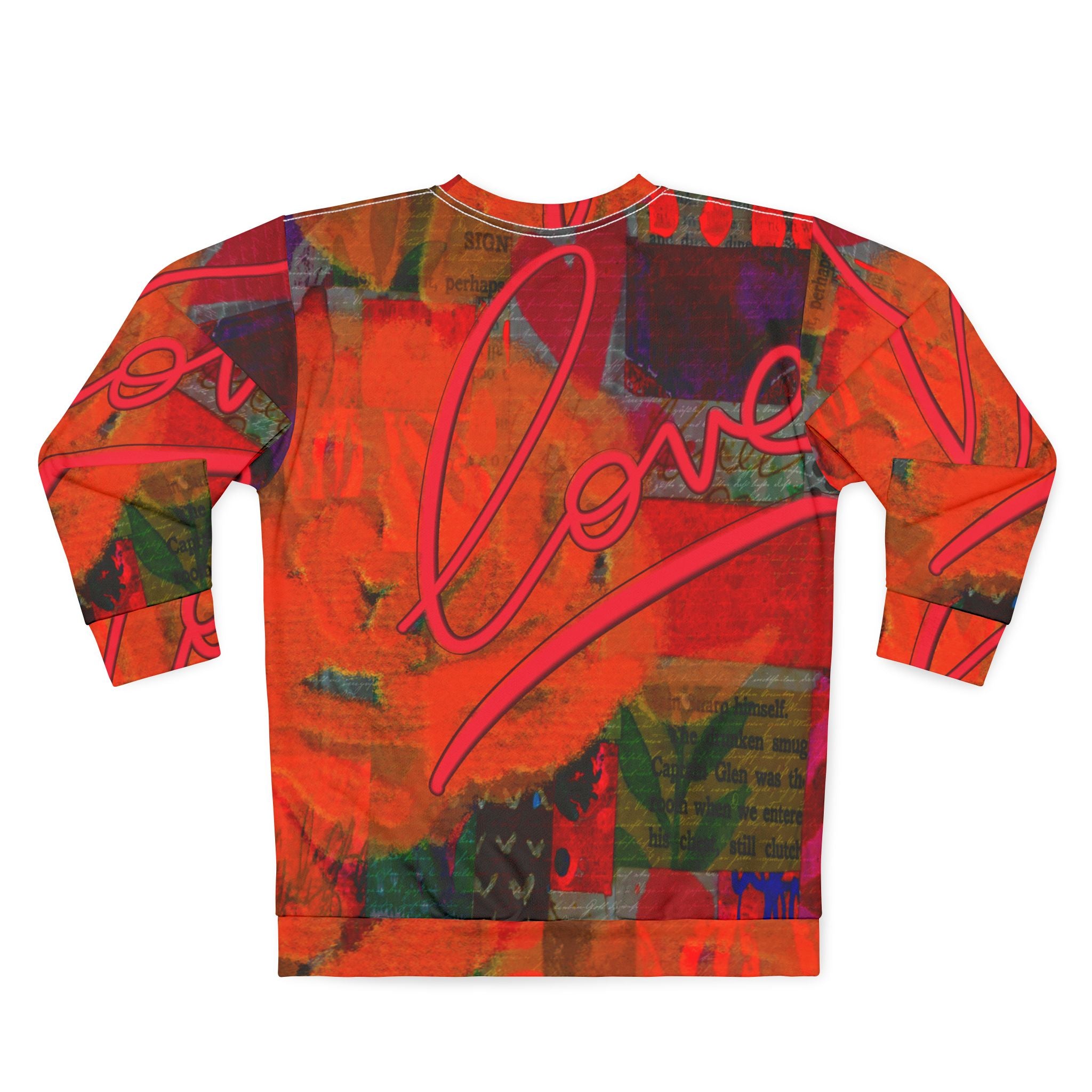 Vibrant Love Unisex Sweatshirt - Bold Art for Every Occasion