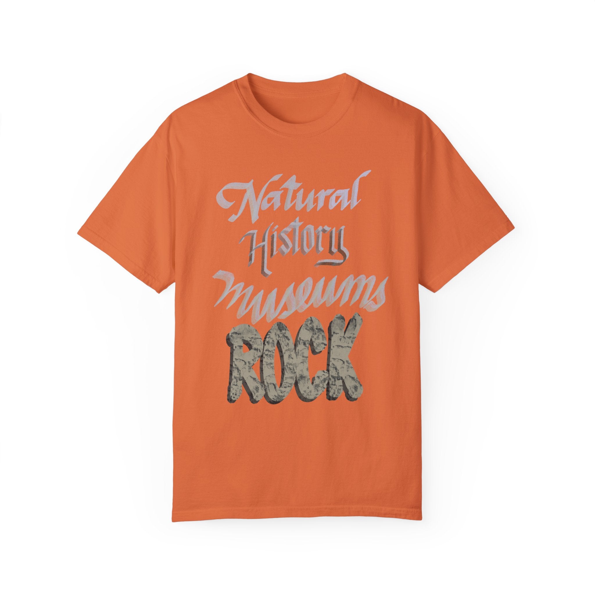 NATURAL HISTORY MUSEUMS ROCK Unisex Garment-Dyed T-shirt