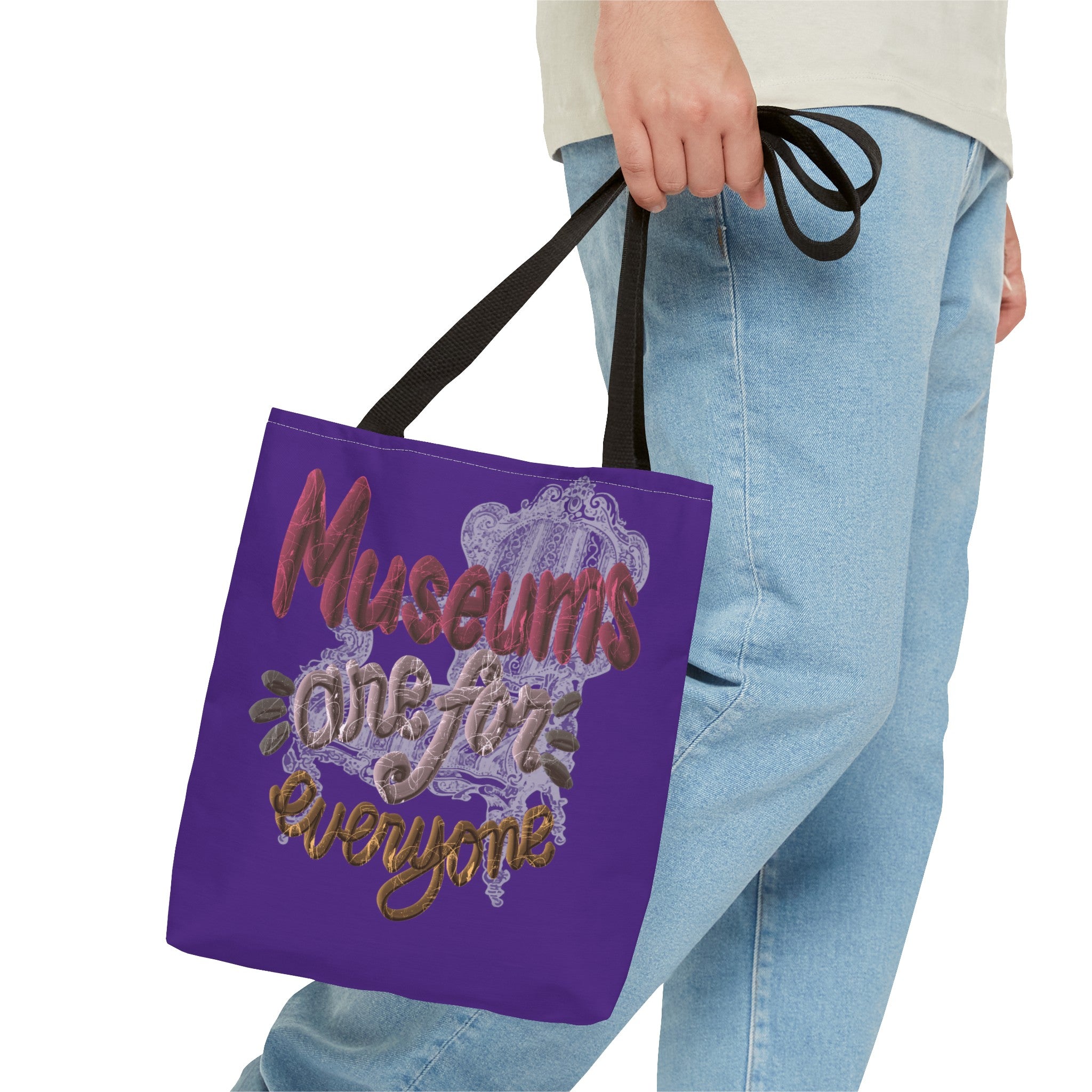 MUSEUMS ARE FOR EVERYONE W CHAIR Tote Bag (AOP)