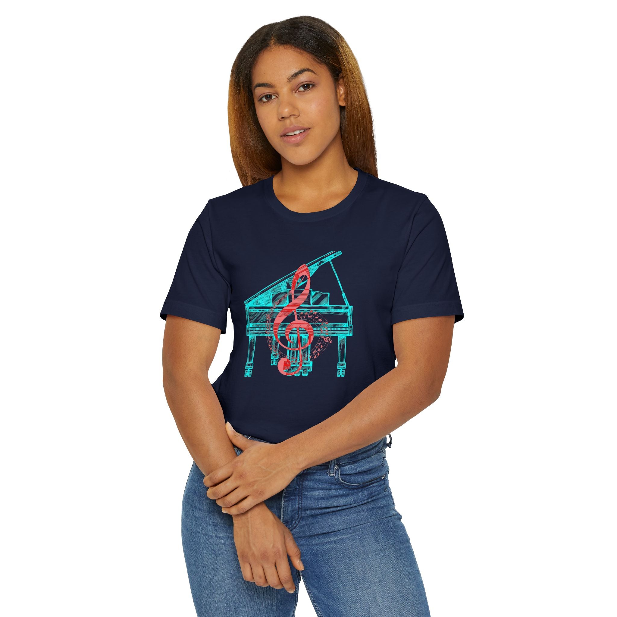 Upright Piano Jersey T-Shirt