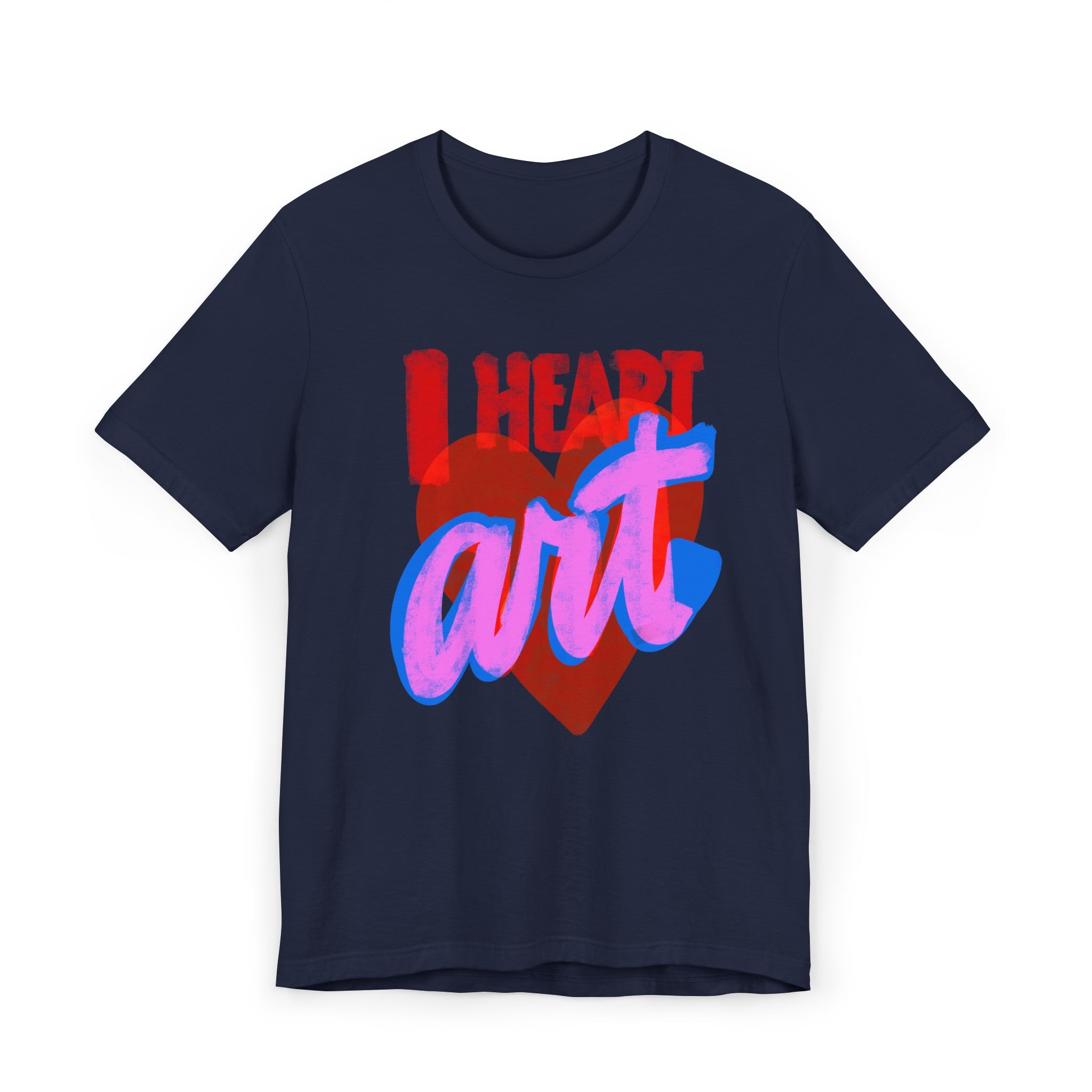 I HEART ART Unisex Jersey Short Sleeve Tee