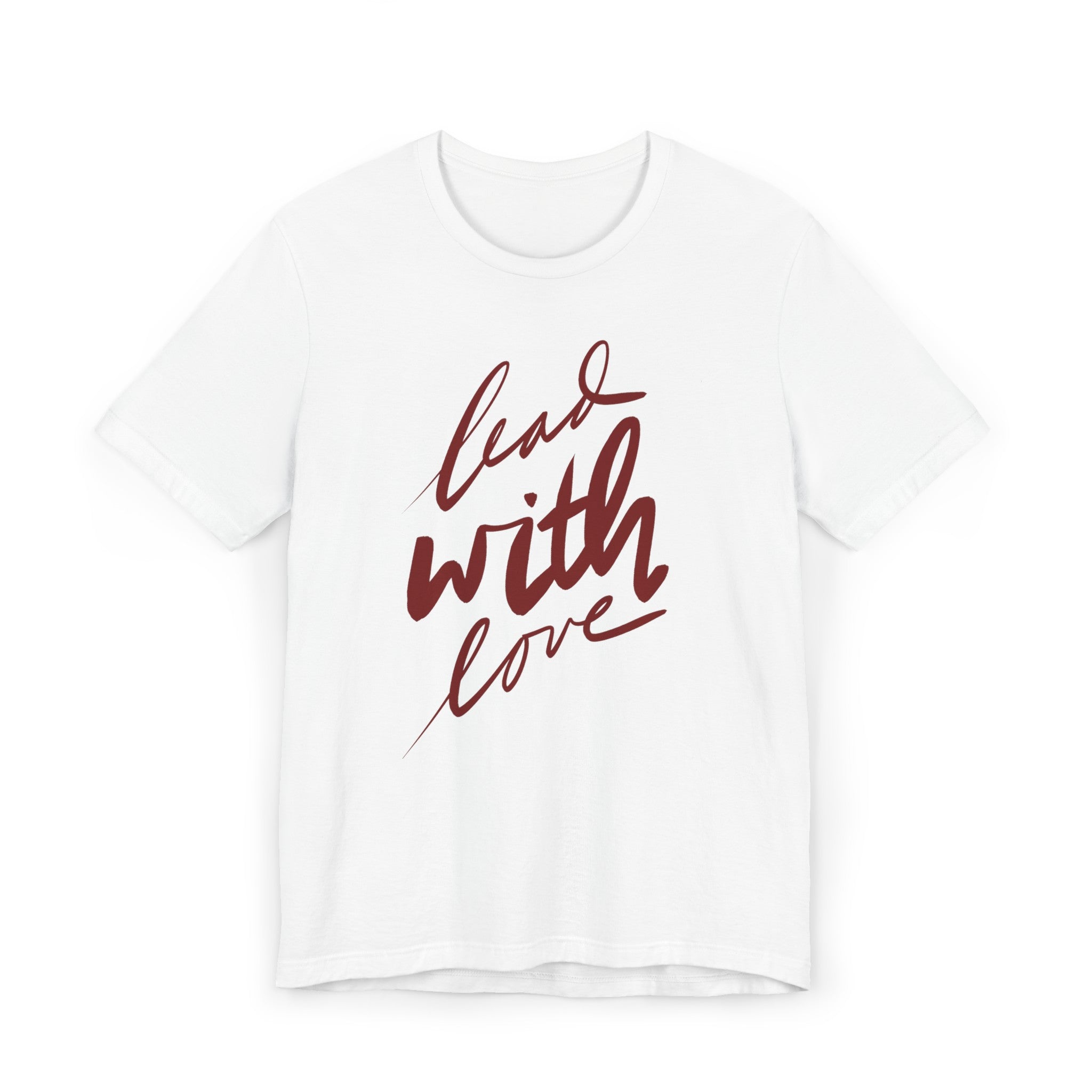 LEAD WITH LOVE Unisex Jersey T-Shirt