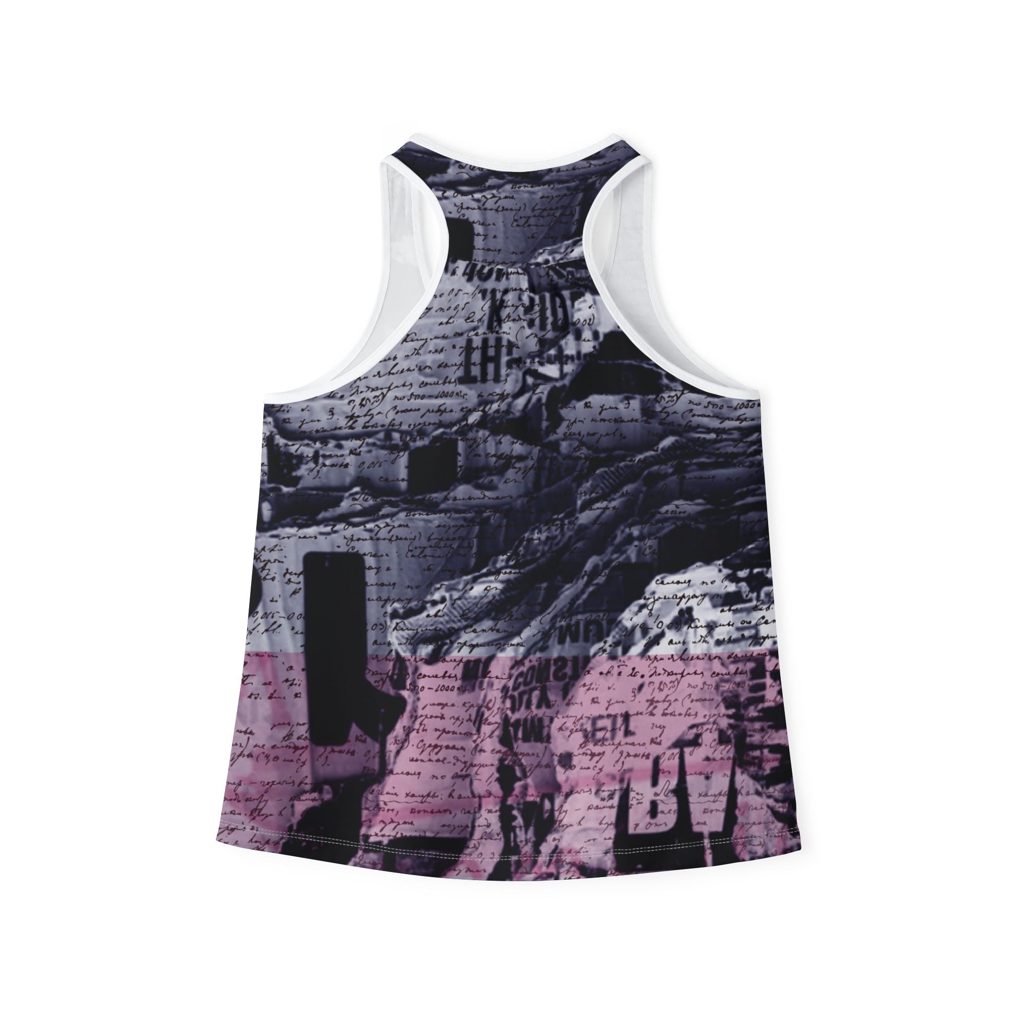 Artistic Women’s Tank Top - Abstract Design for Casual Style