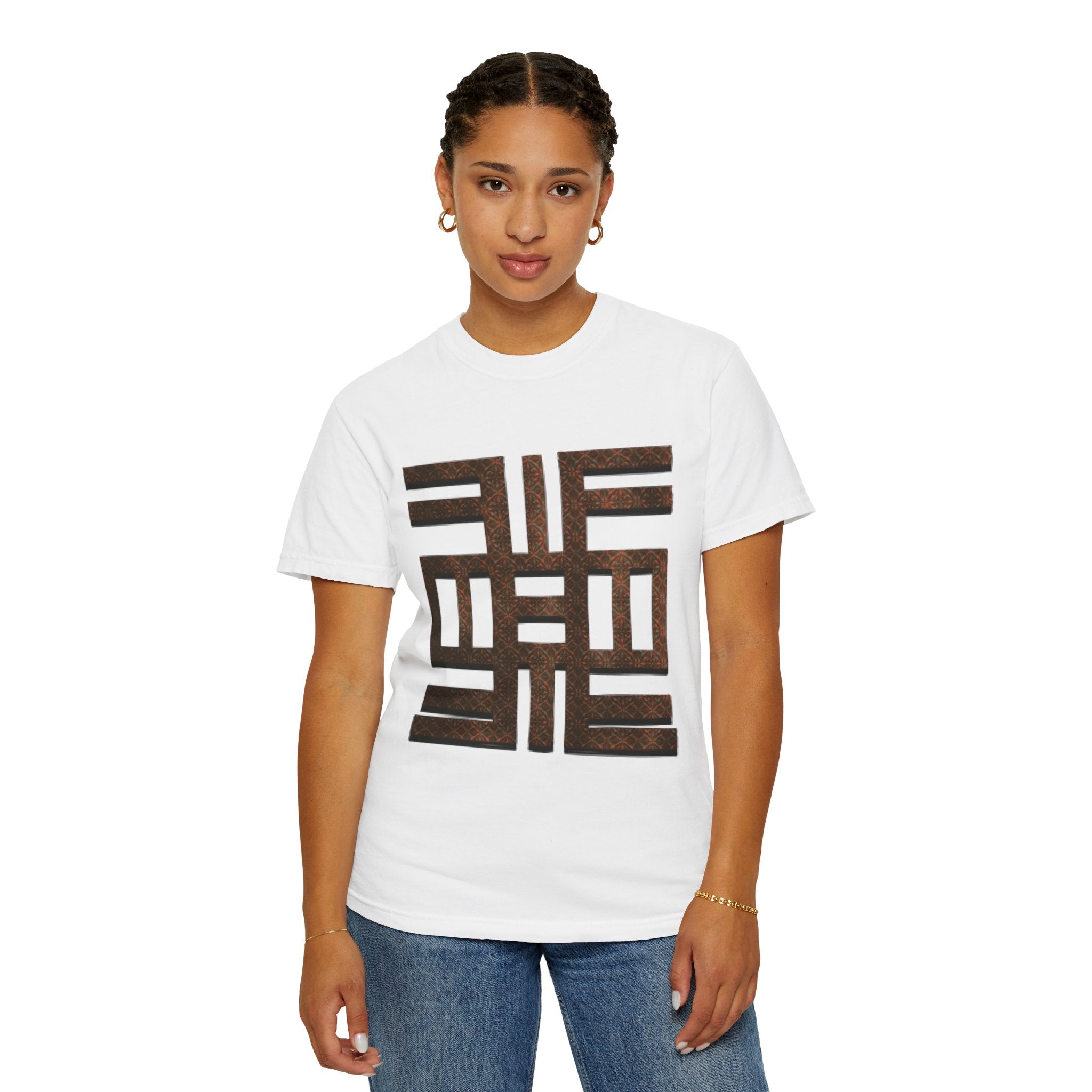 QUALITY: ADINKRA SYMBOL Unisex Garment-Dyed T-shirt