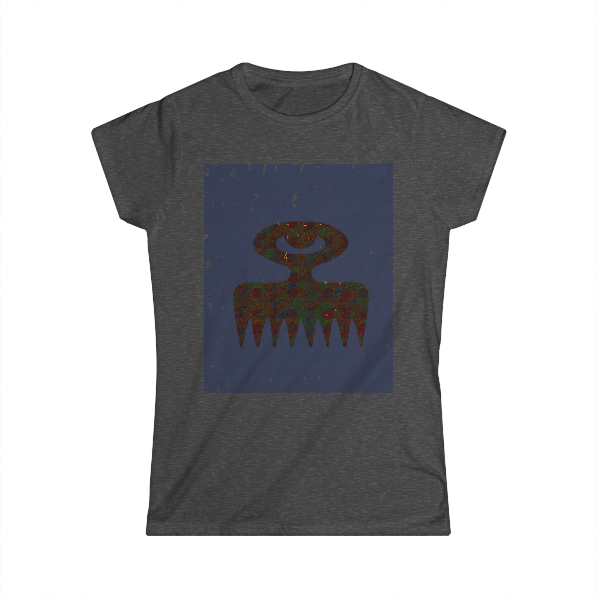 BEAUTY_ ADINKRA SYMBOL Women's Softstyle Tee