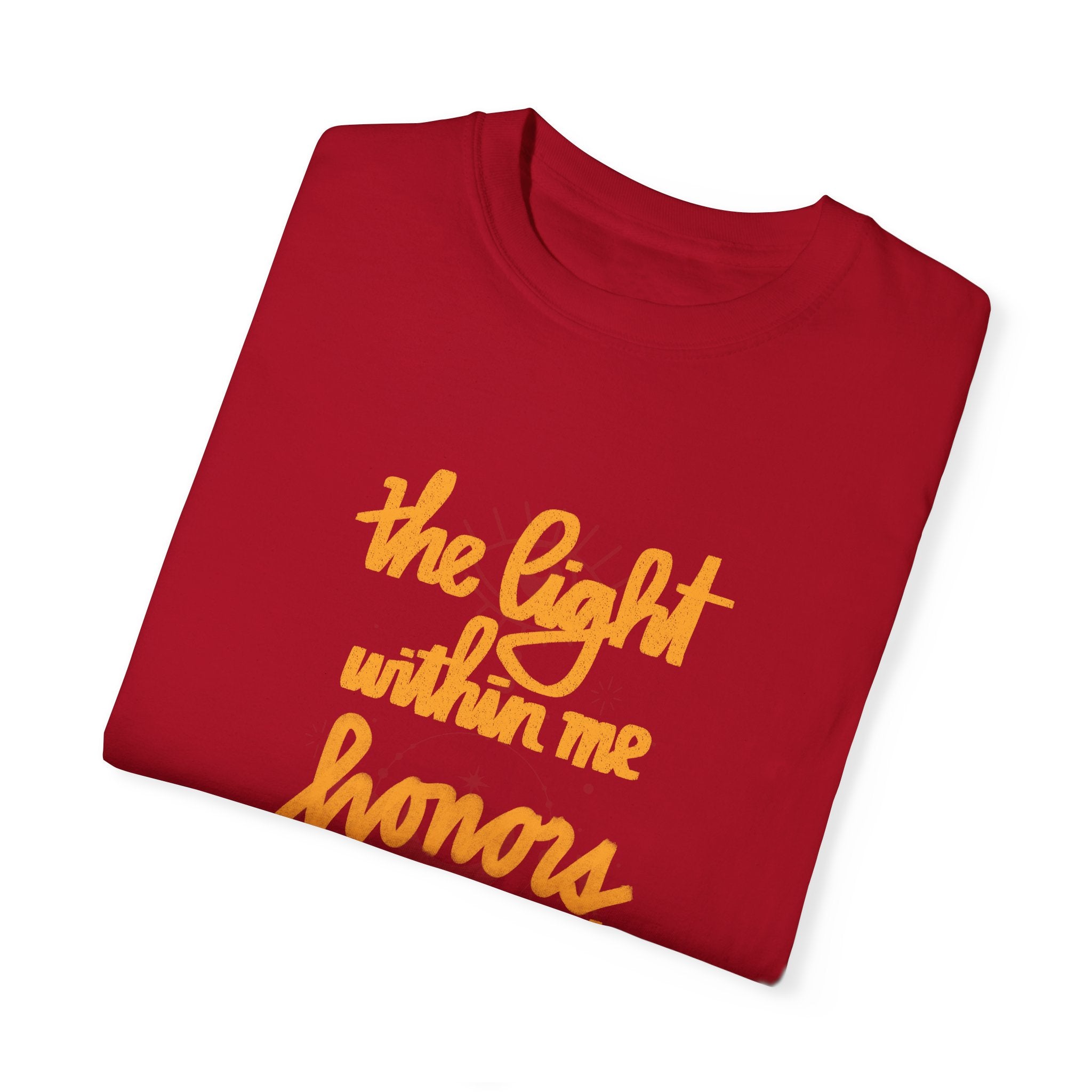 THE LIGHT WITHIN ME Unisex Garment-Dyed T-shirt