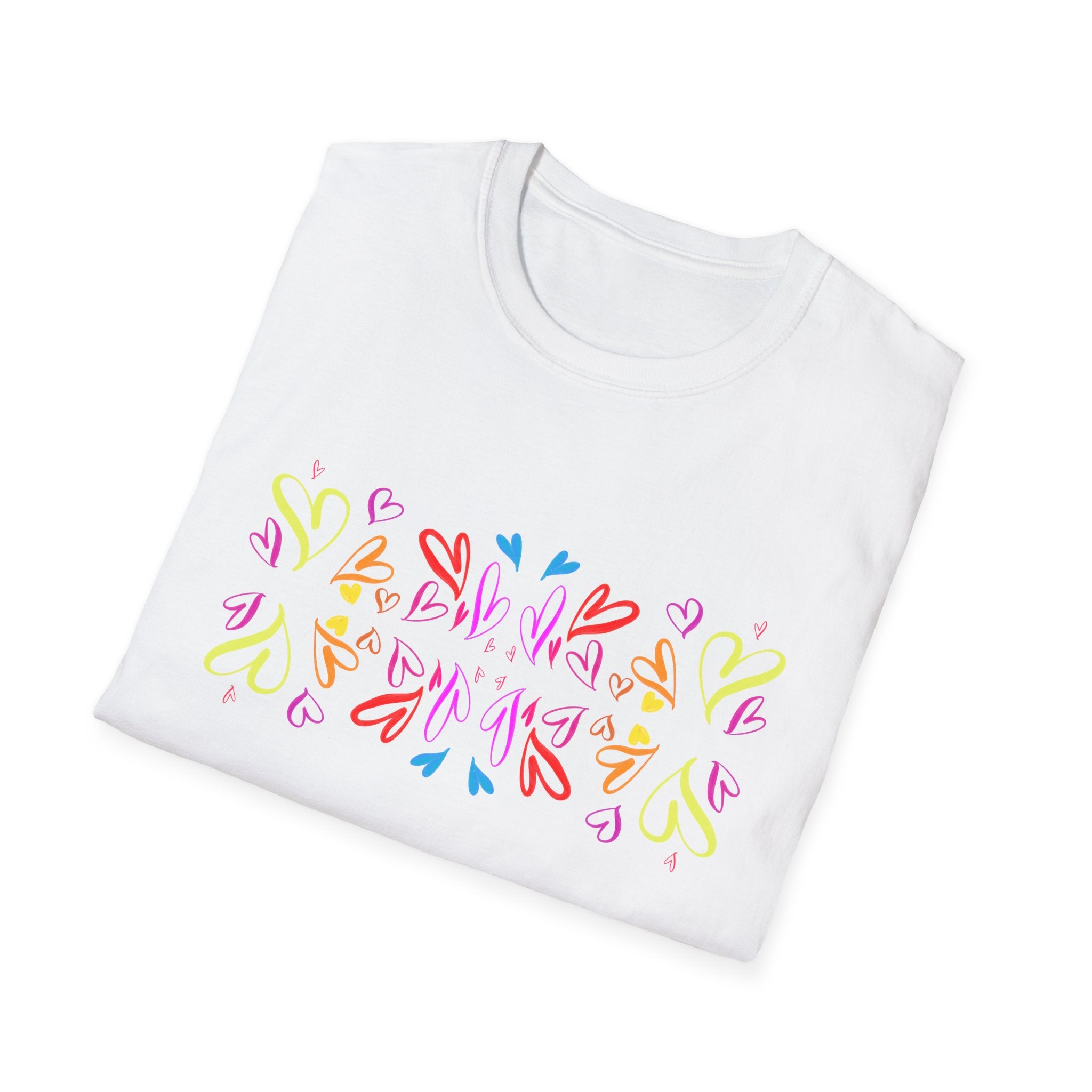 Colorful Unisex Softstyle T-Shirt - Perfect for Casual Outings, Gift Ideas, Festivals, Summer Vibes, and Everyday Wear