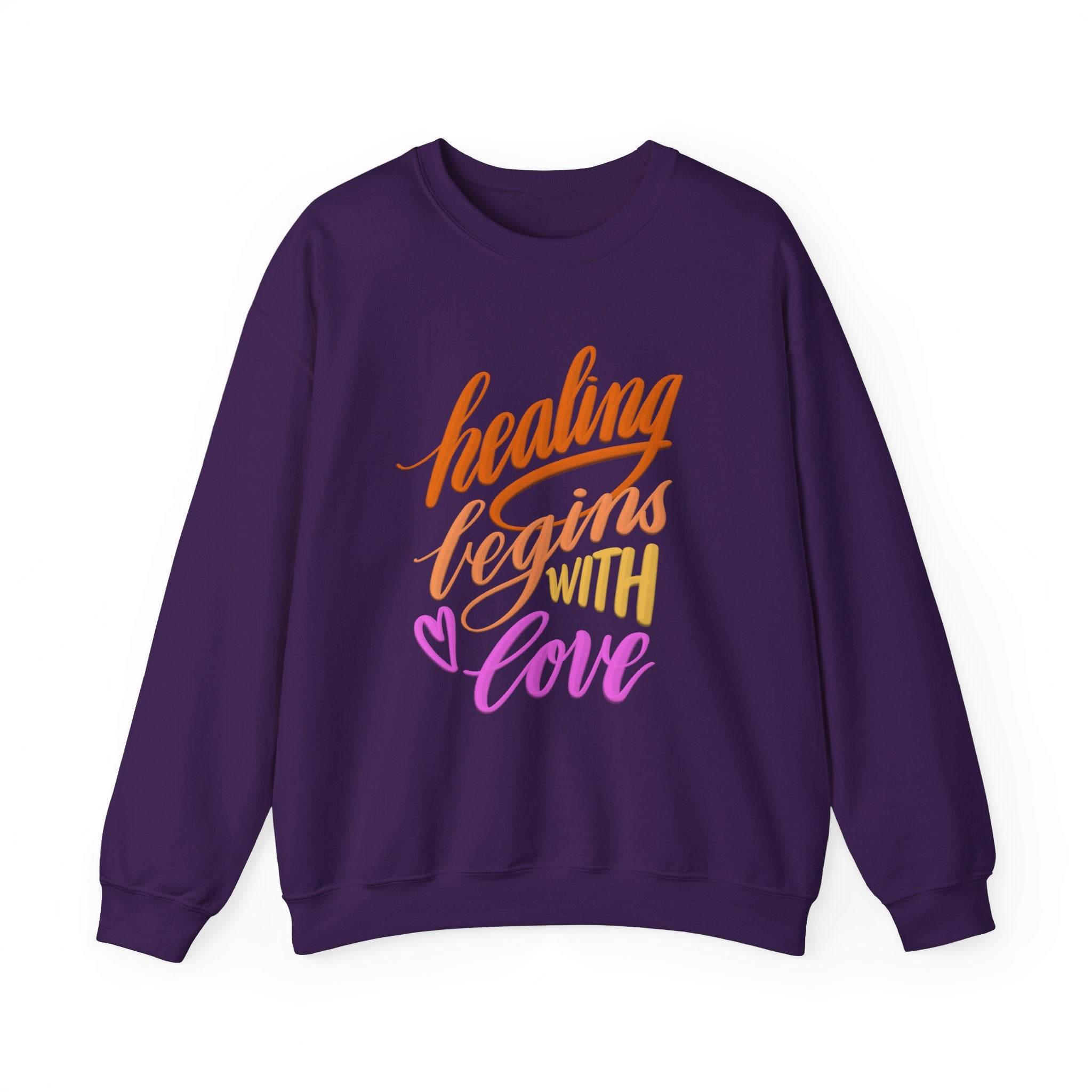 HEALING BEGINS WITH LOVE Crewneck Sweatshirt