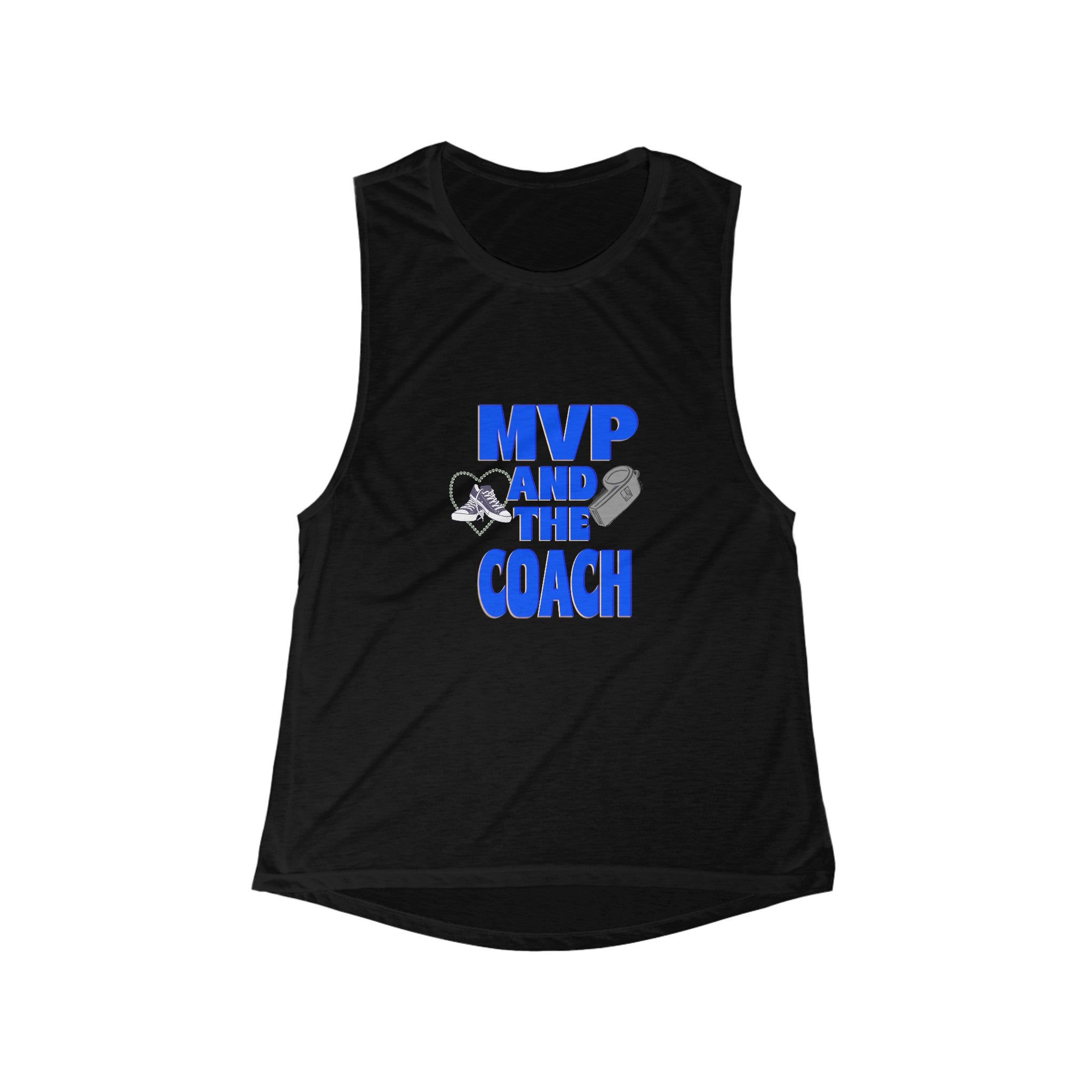 MVP AND THE COACH Women's Flowy Scoop Muscle Tank