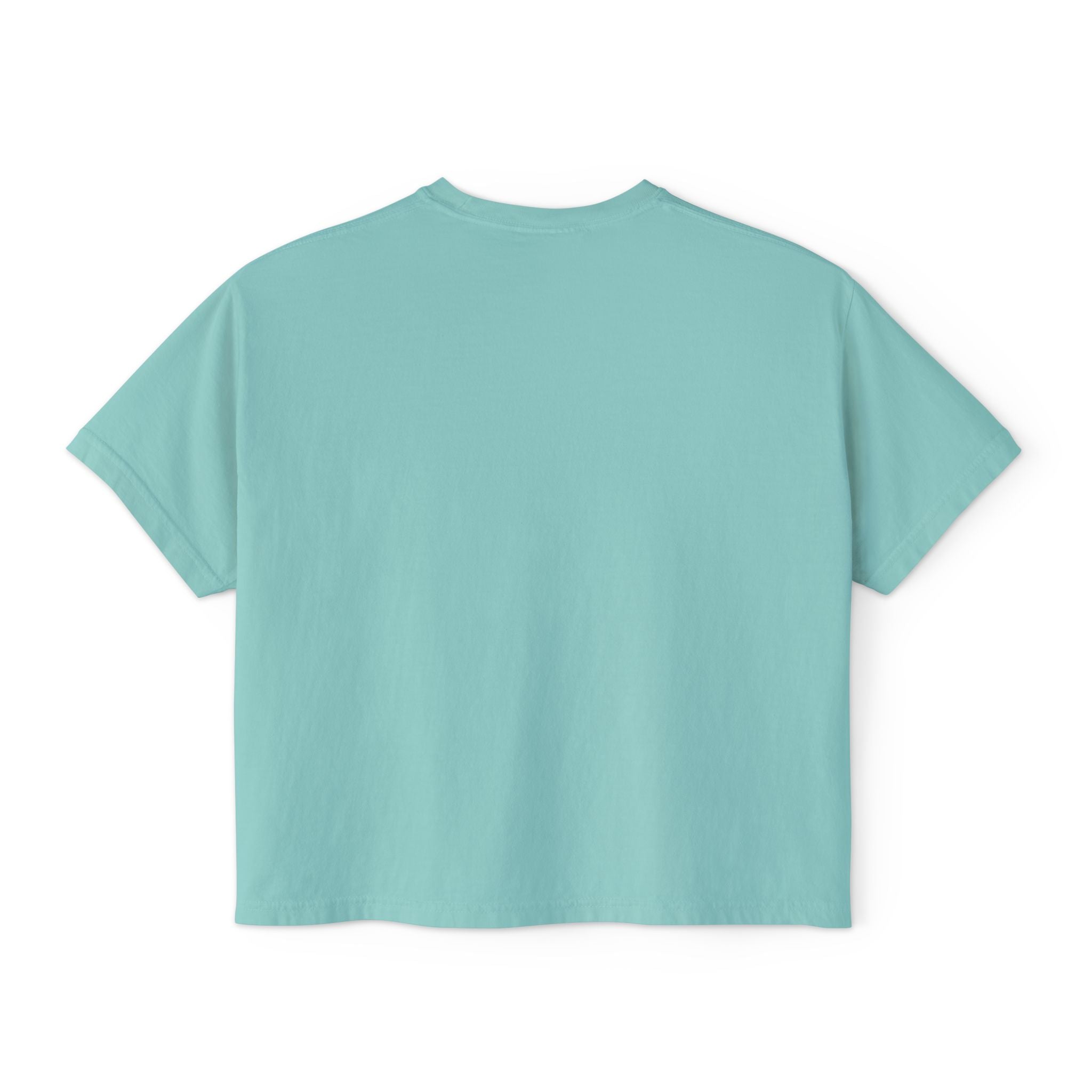 Art Lover's Women's Boxy Tee – Colorful Heart Design for Creative Souls