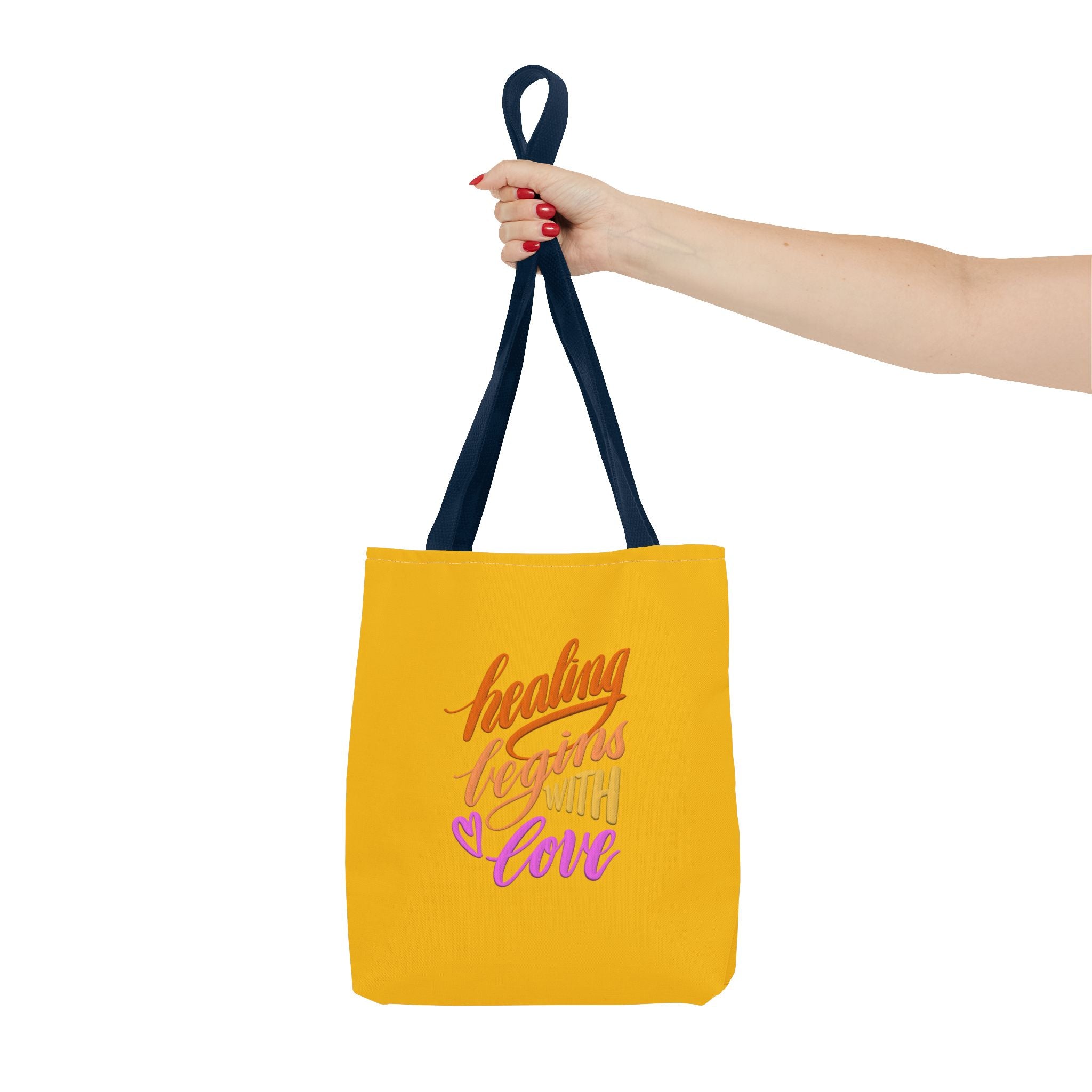 HEALING BEGINS WITH LOVE Tote Bag