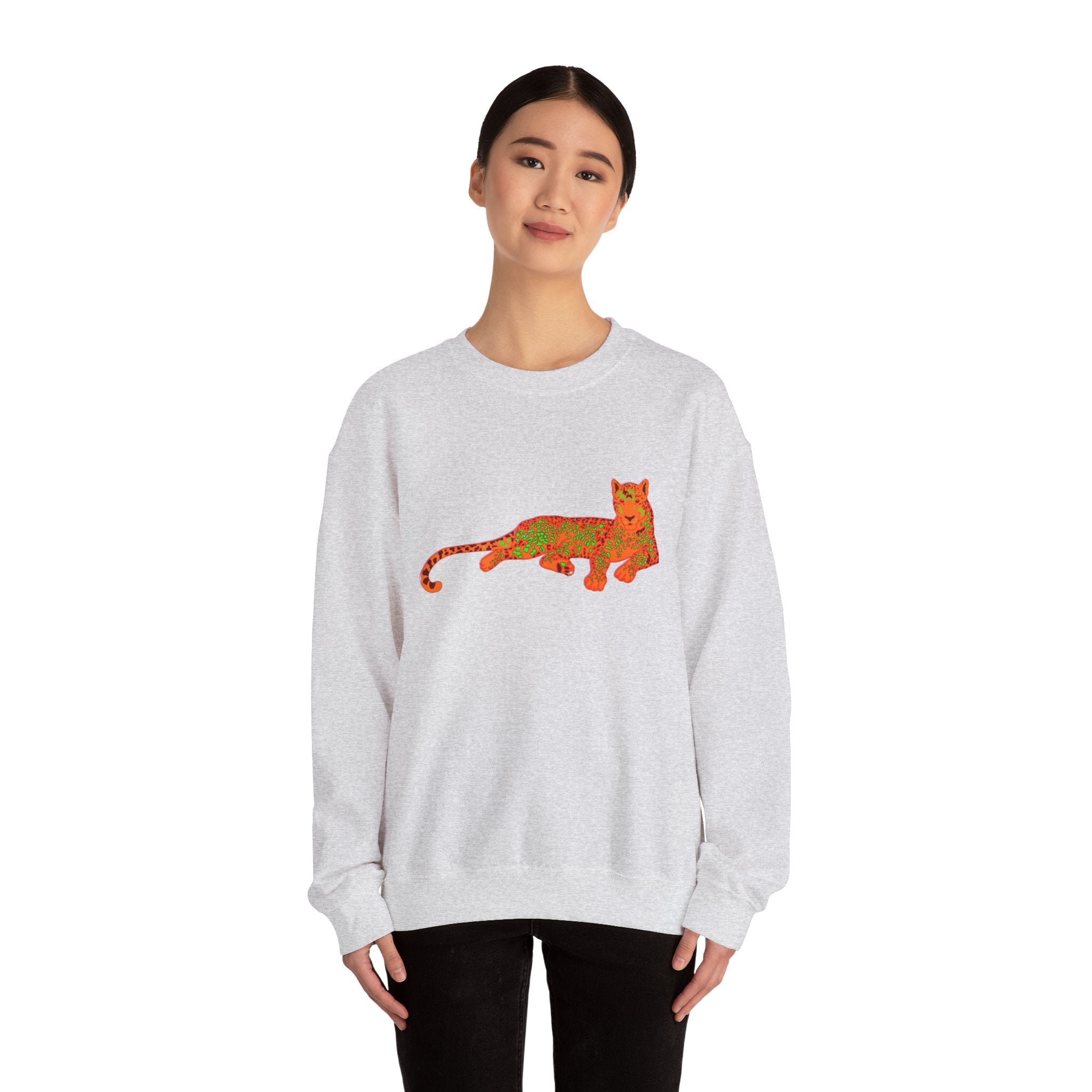 Colorful Leopard Crewneck Sweatshirt