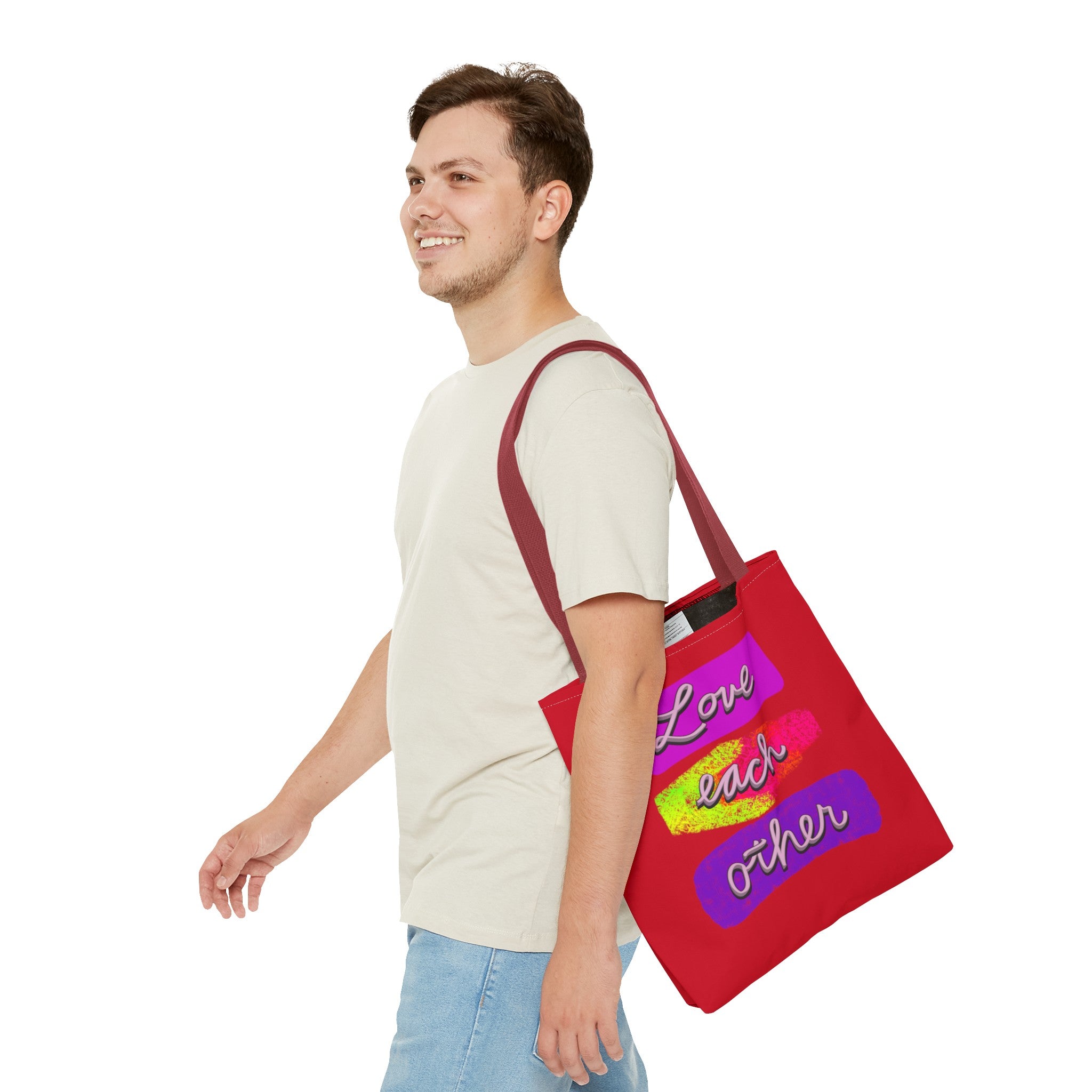 LOVE EACH OTHER Tote Bag (AOP)