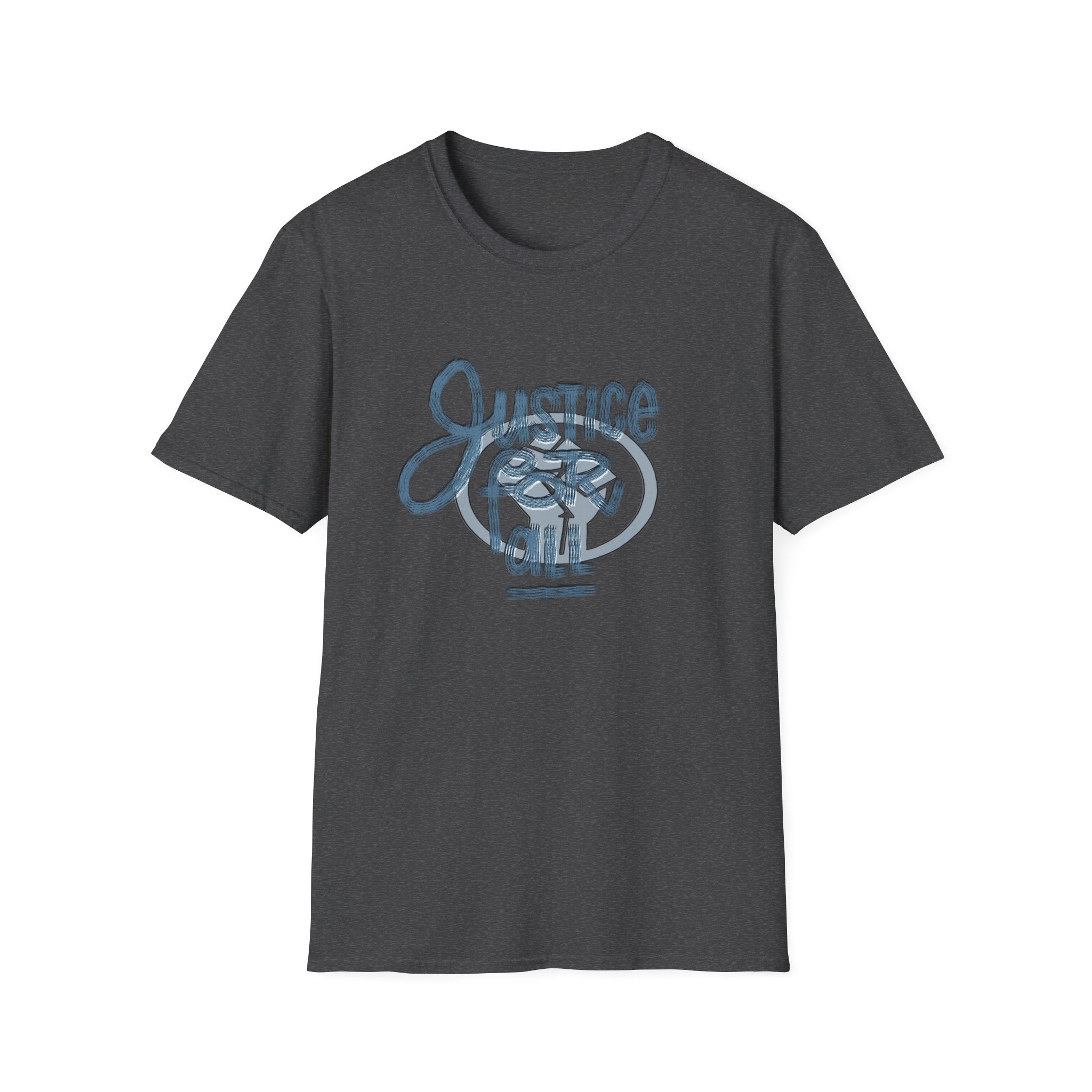 Justice for All Unisex Softstyle T-Shirt - Casual Comfort Tee for Activists