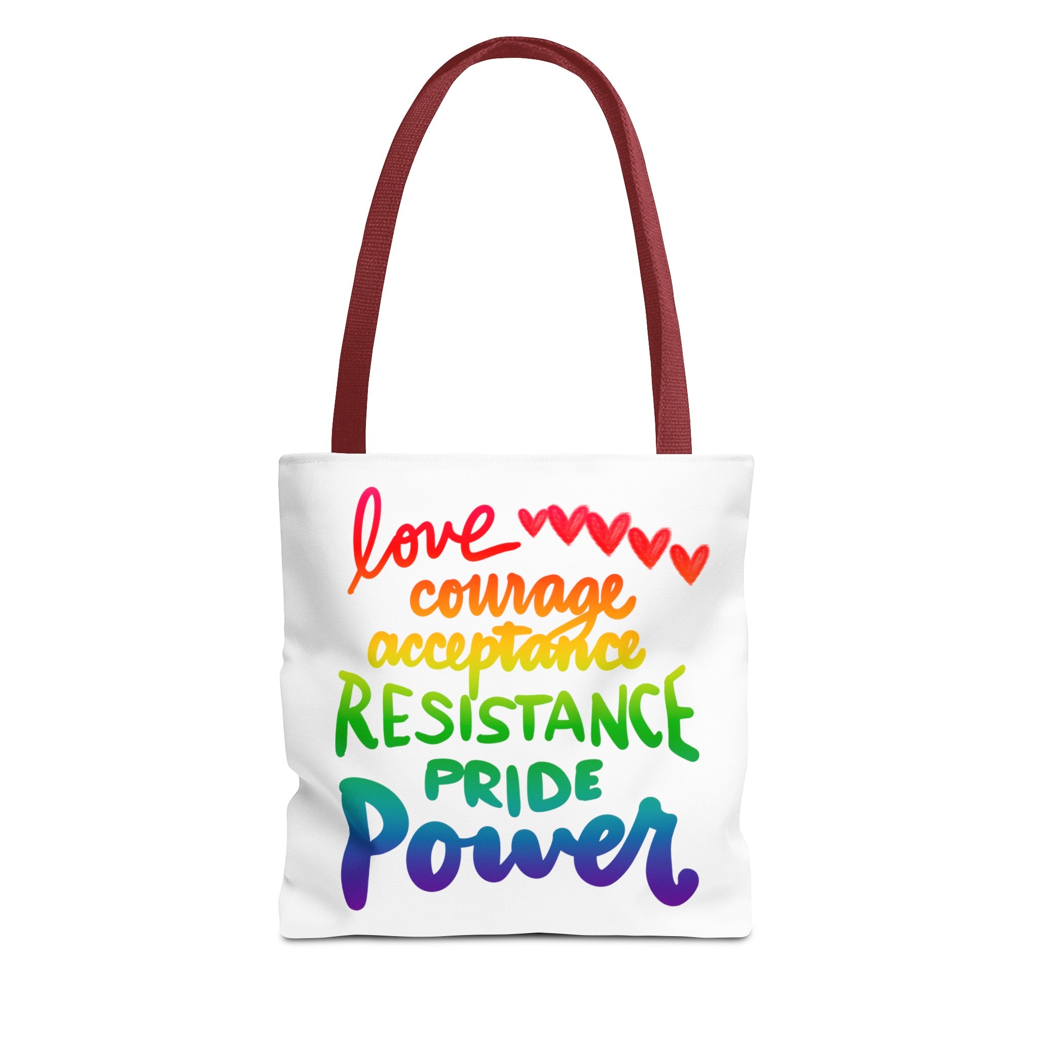 LOVE COURAGE ETC Tote Bag (AOP)
