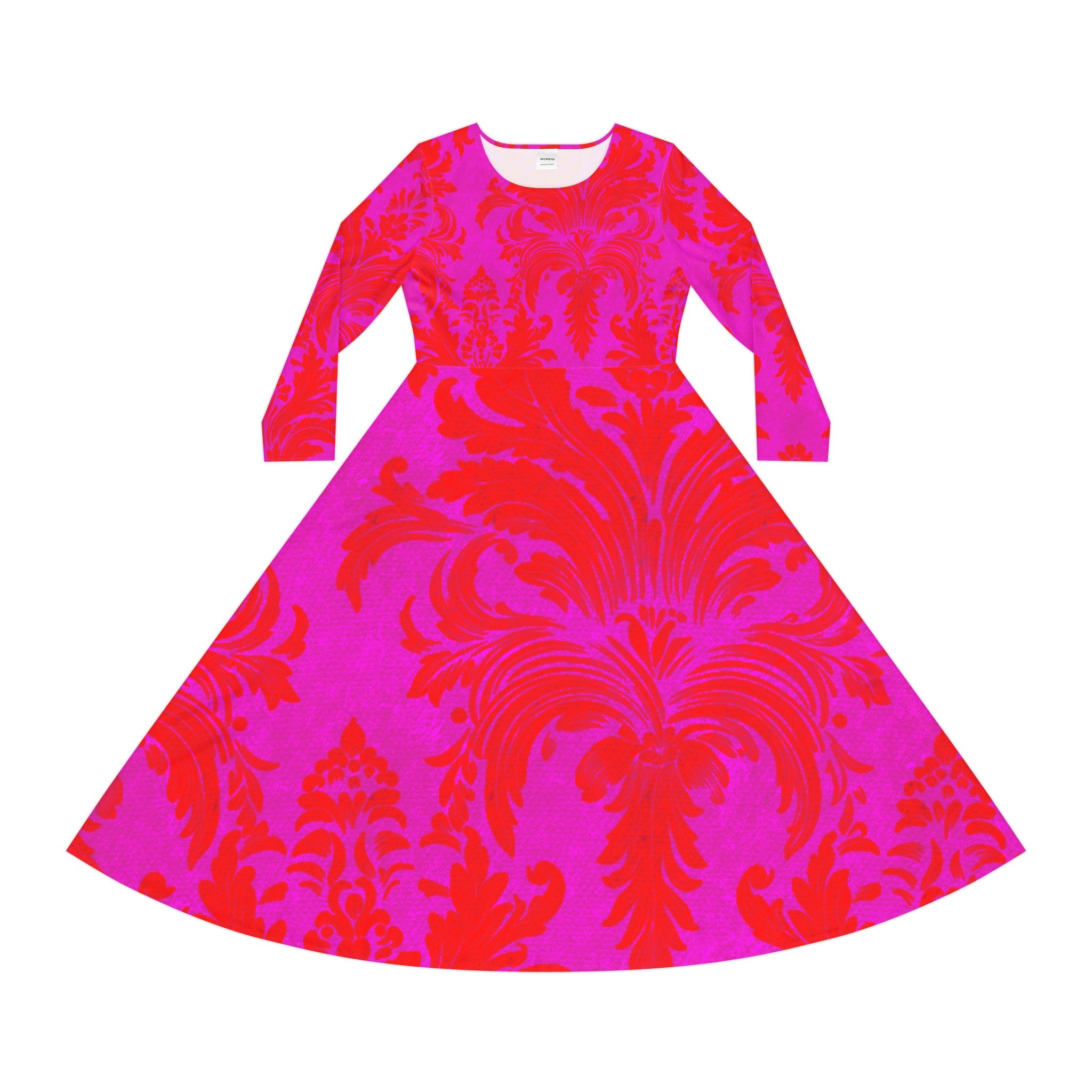 PINK BROCADE MIDI
