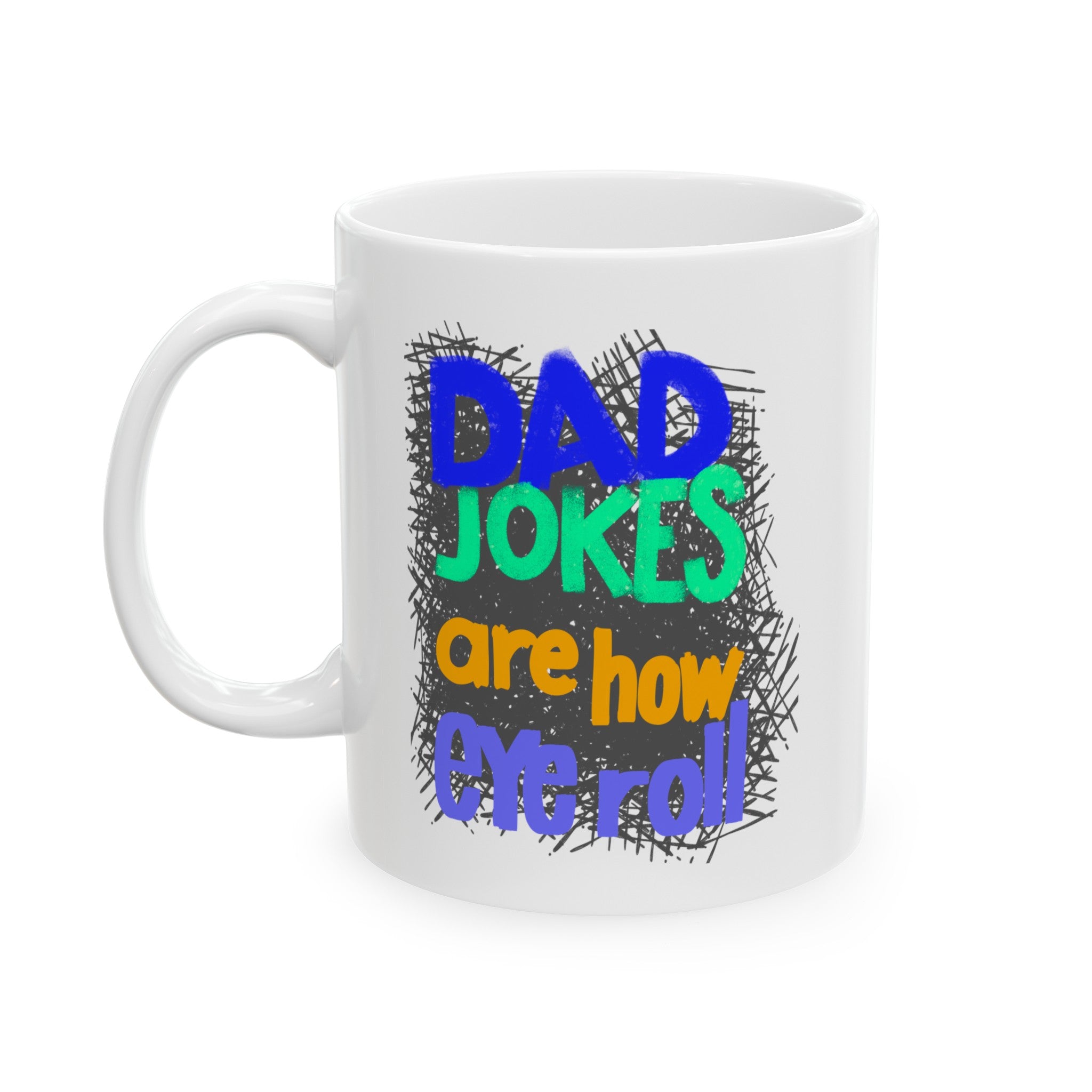 DAD JOKES Ceramic Mug, (11oz, 15oz)