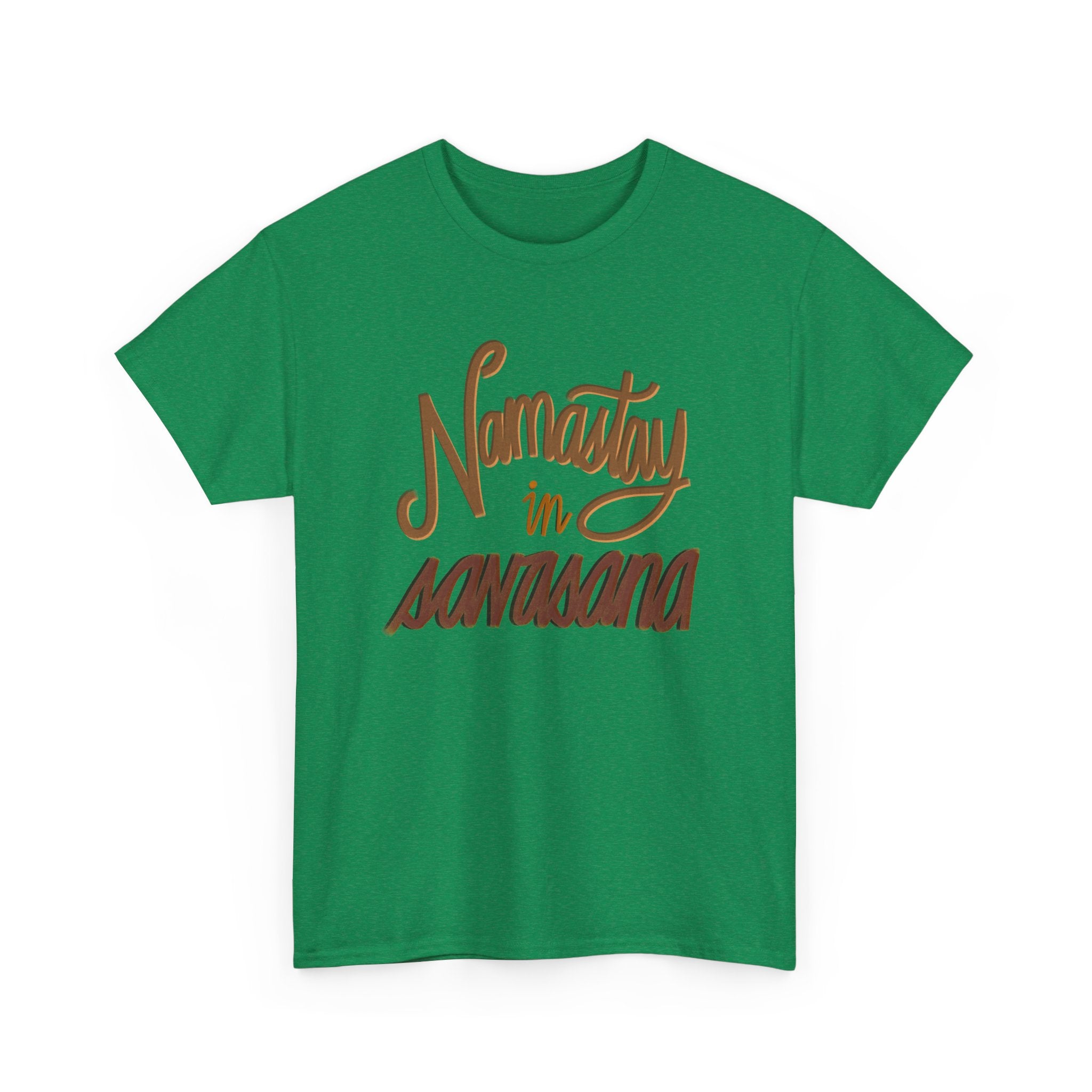 NAMASTAY IN SAVASANA Unisex Heavy Cotton Tee