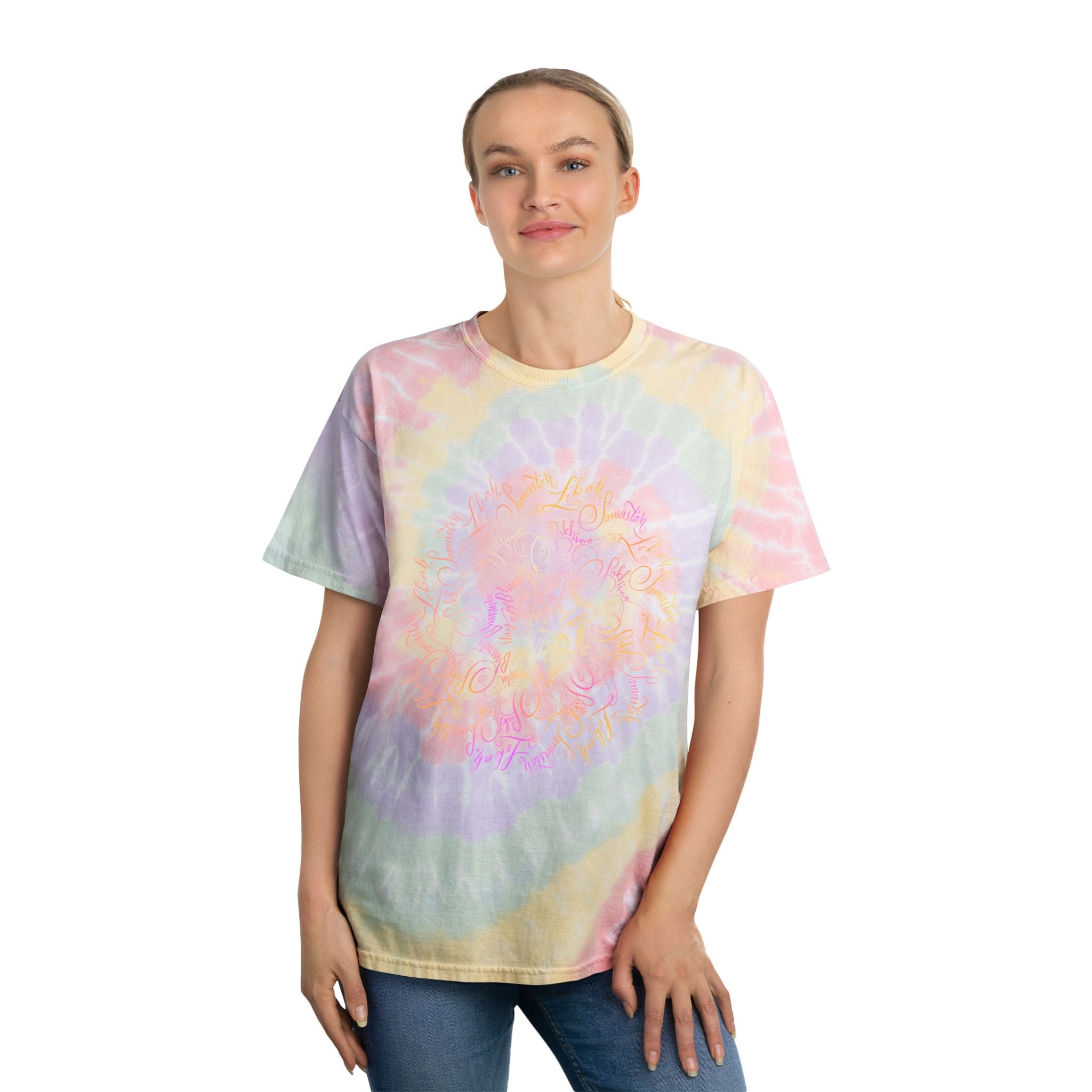 Subtle Mantra Mandala Tie-Dye Tee