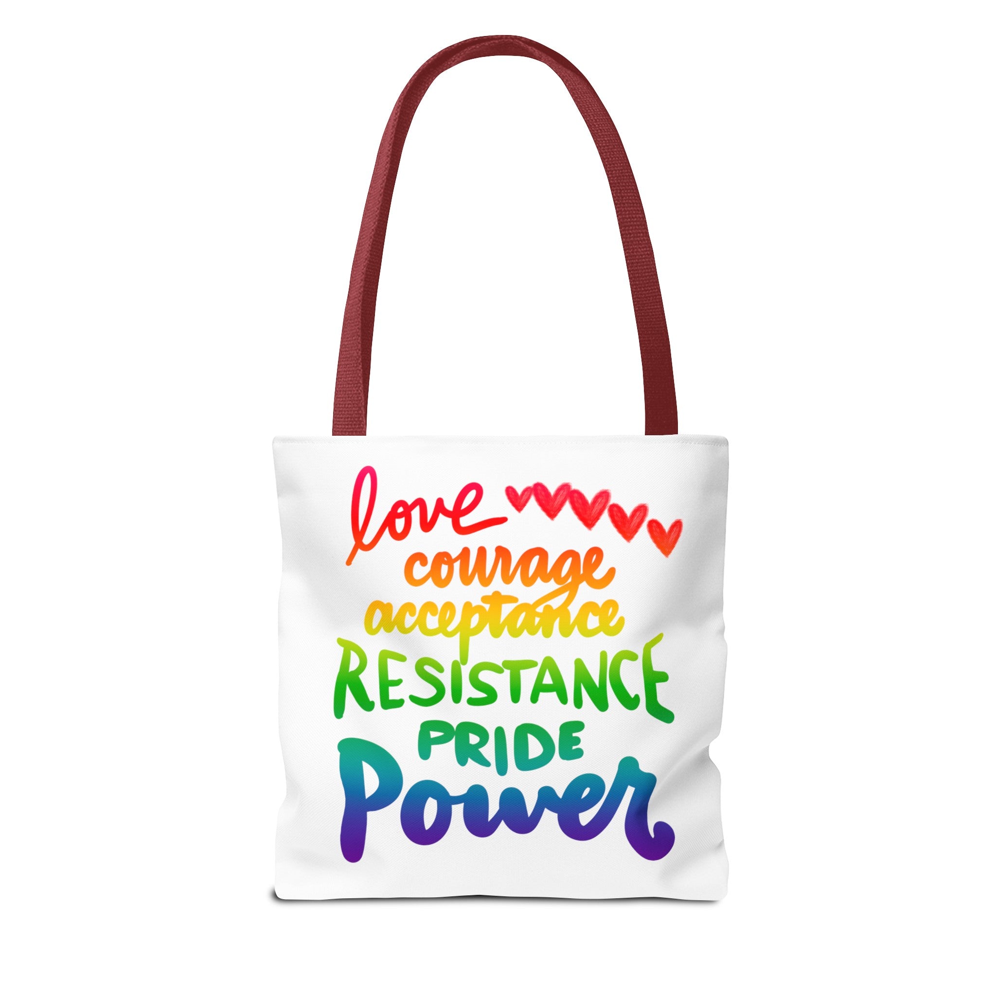 LOVE COURAGE ETC Tote Bag (AOP)