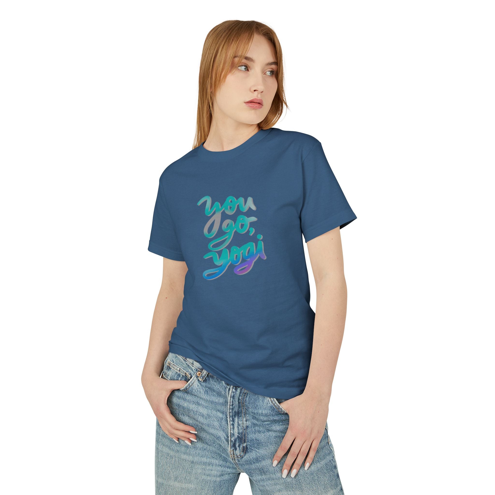 You Go, Yogi Unisex Heavyweight Cotton Tee