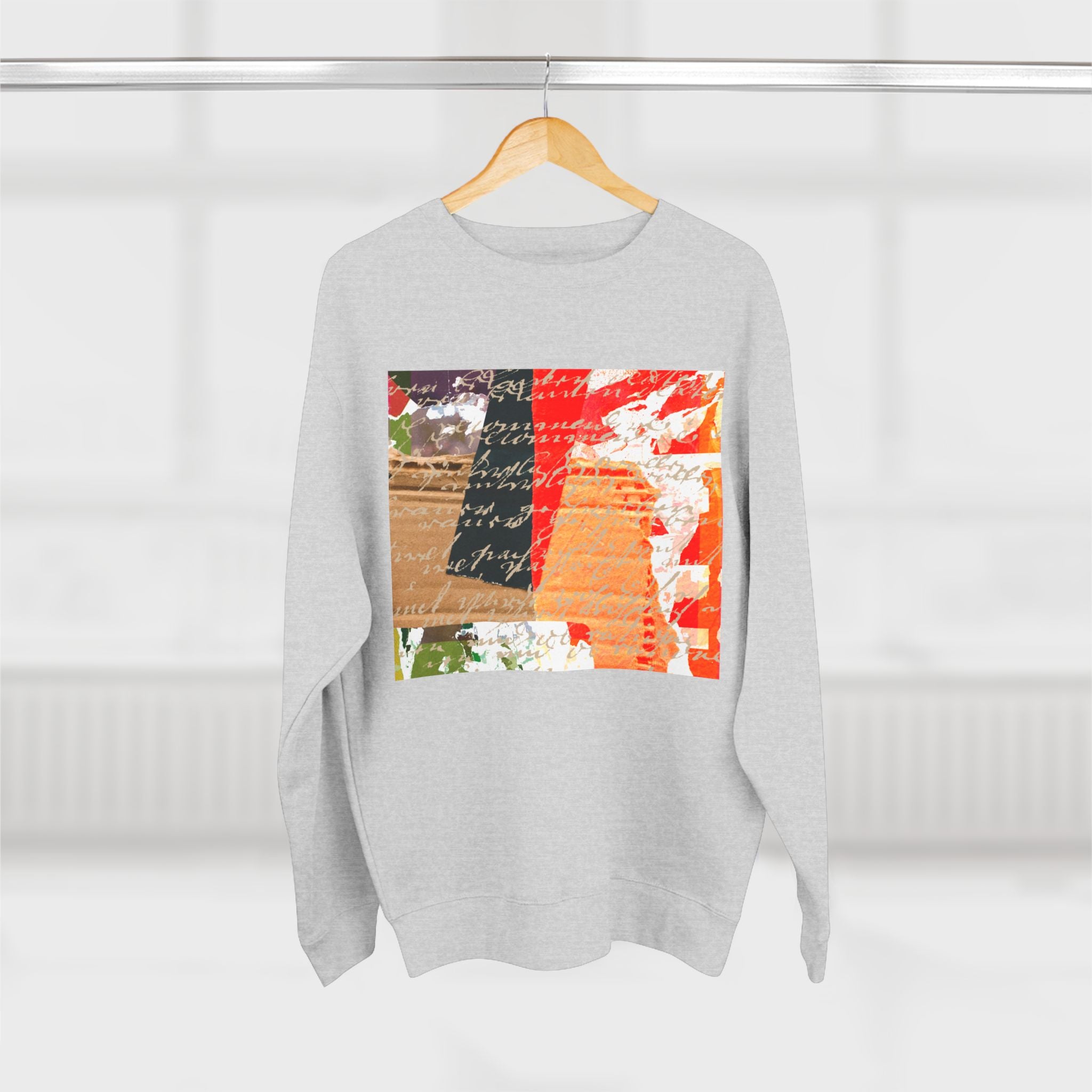 Artistic Unisex Crewneck Sweatshirt, Cozy Graphic Pullover, Colorful Lounge Wear, Perfect Gift for Creatives, Art Lovers Sweatshirt
