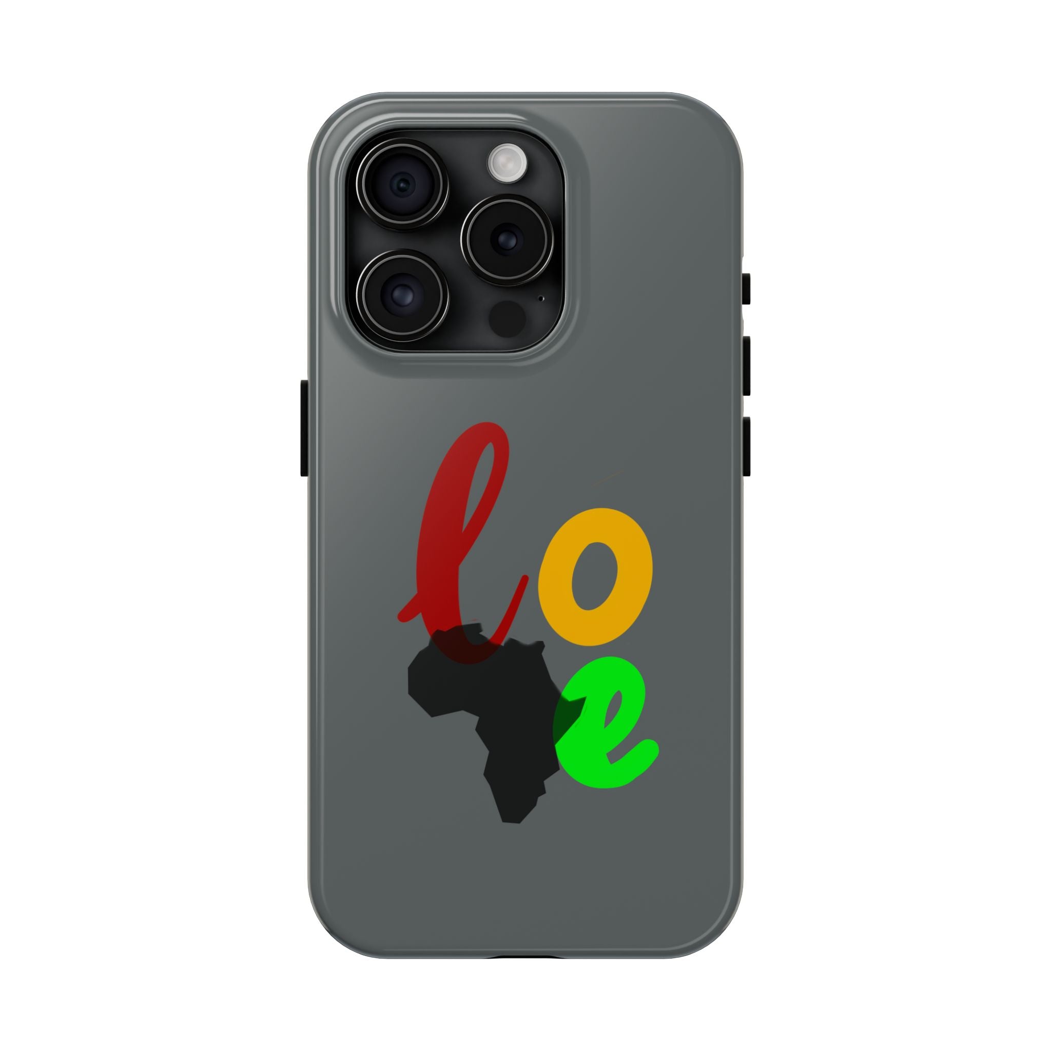 Colorful Love Africa Phone Case - Durable Tough Protection