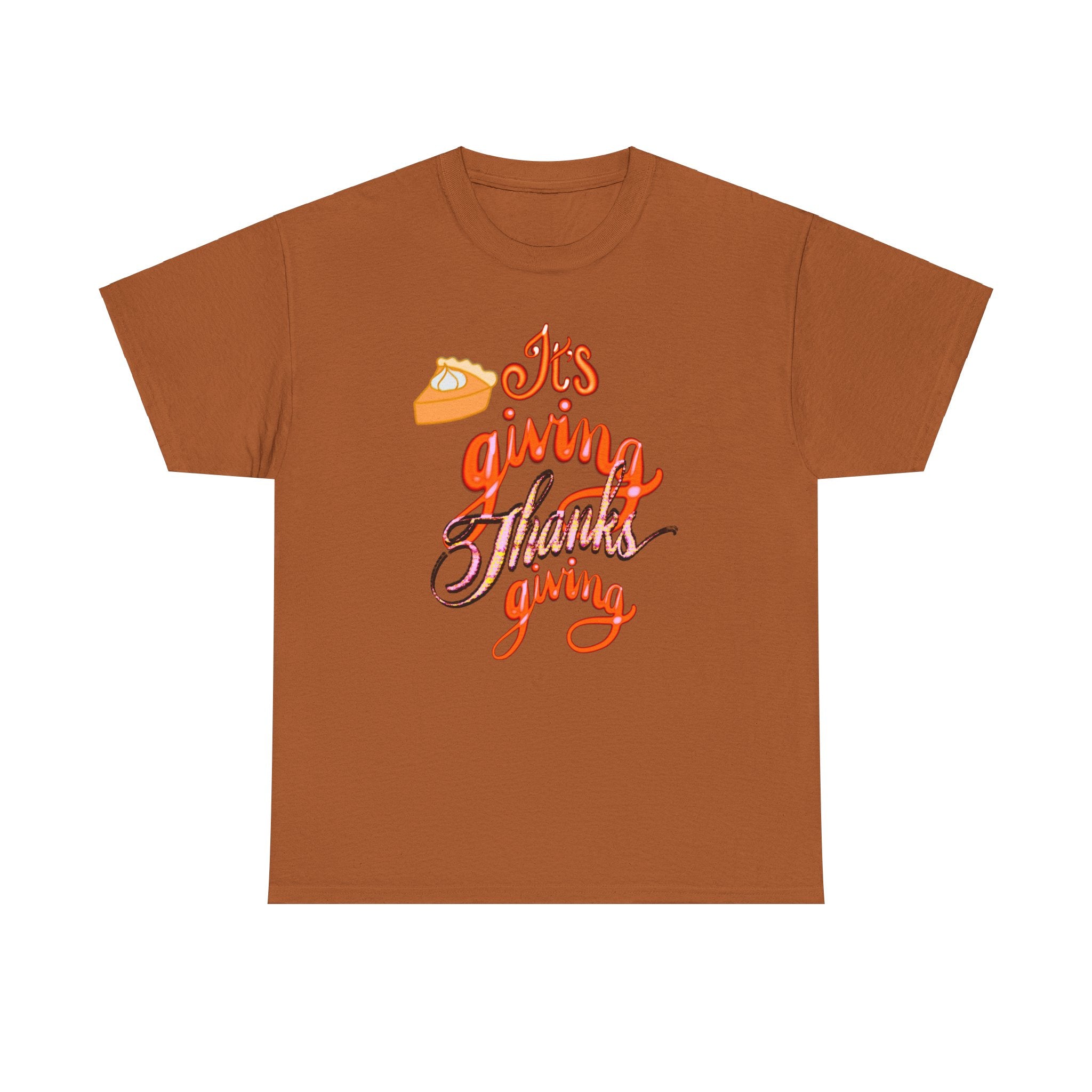 IT’S GIVING THANKSGIVING Unisex Heavy Cotton Tee
