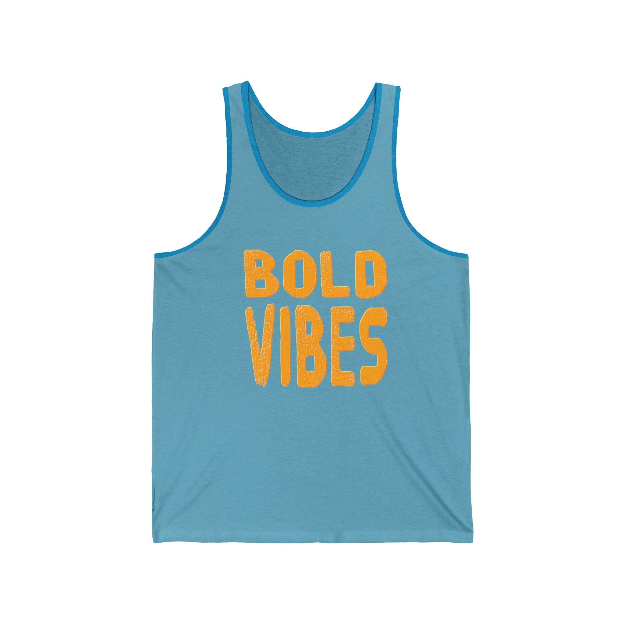 Bold Vibes Unisex Jersey Tank Top - Summer Essentials