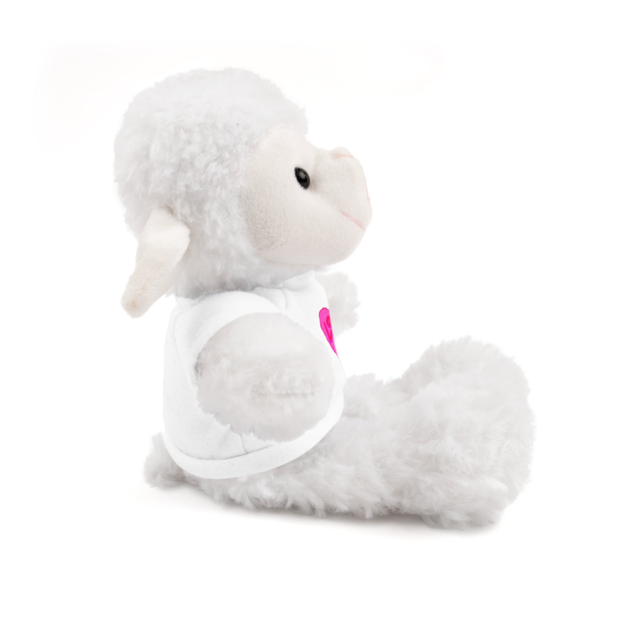 Love Bear Stuffed Animal in Custom Tee - Perfect Gift for Kids and Occasions