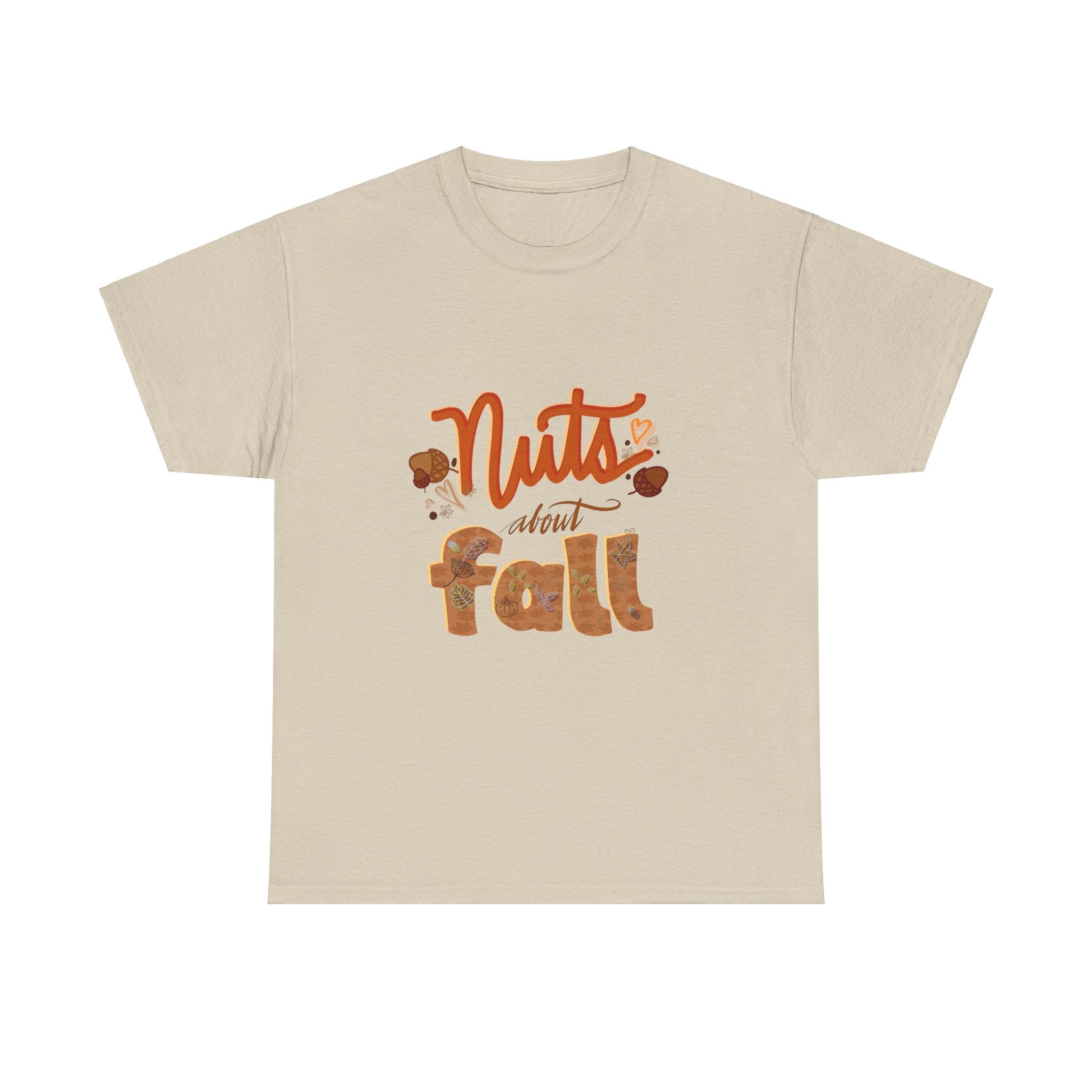 NUTS ABOUT FALL Unisex Heavy Cotton Tee