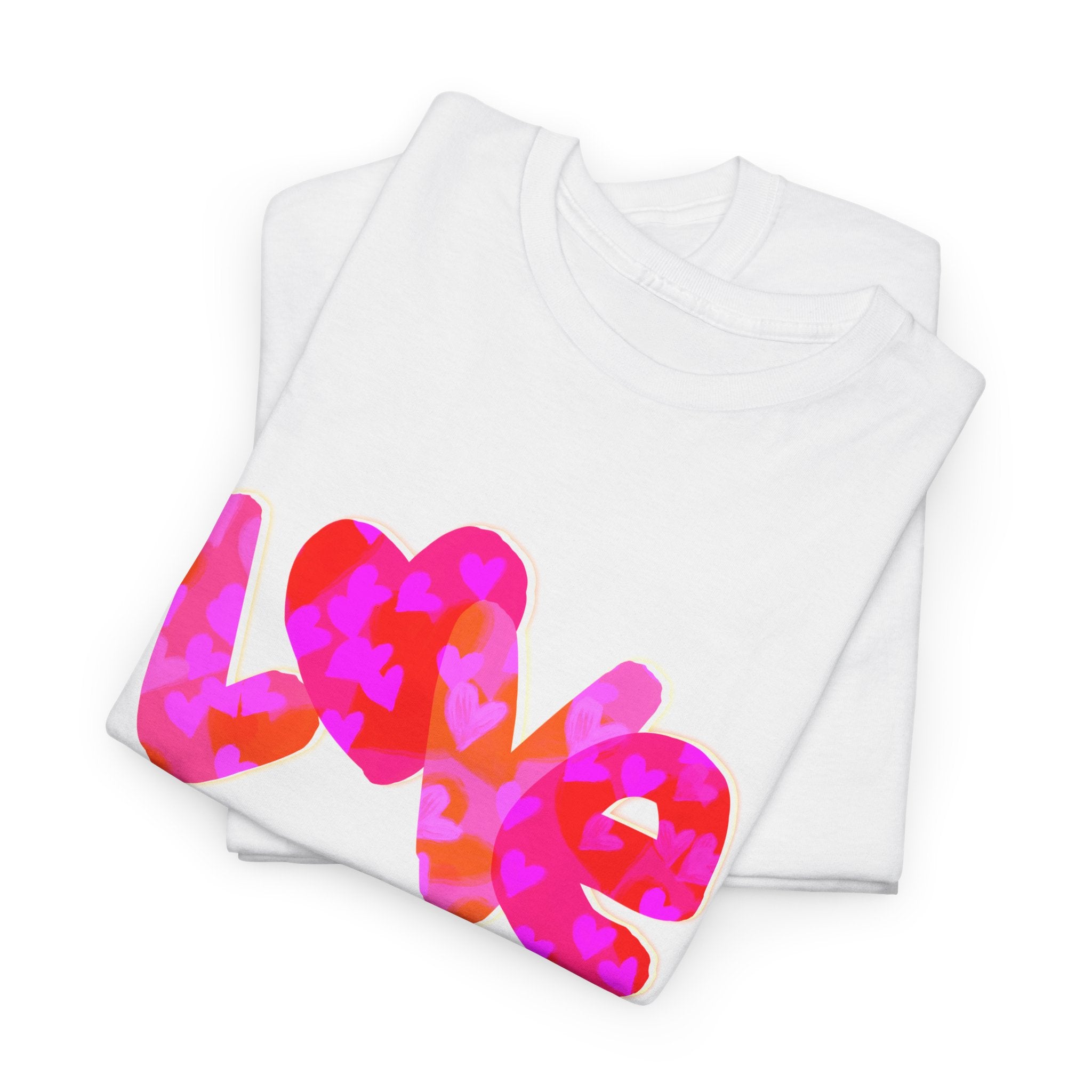Love Graphic Unisex Heavy Cotton Tee - Perfect for Valentine's Day and Everyday Wear