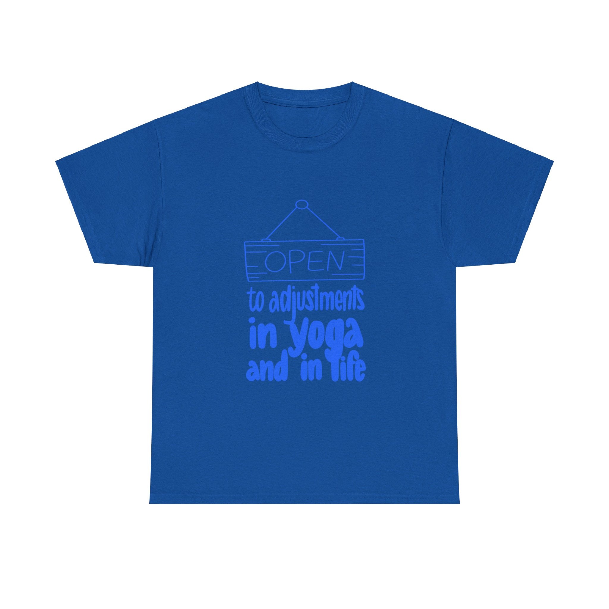 OPEN TO ADJUSTMENTS Unisex Heavy Cotton Tee