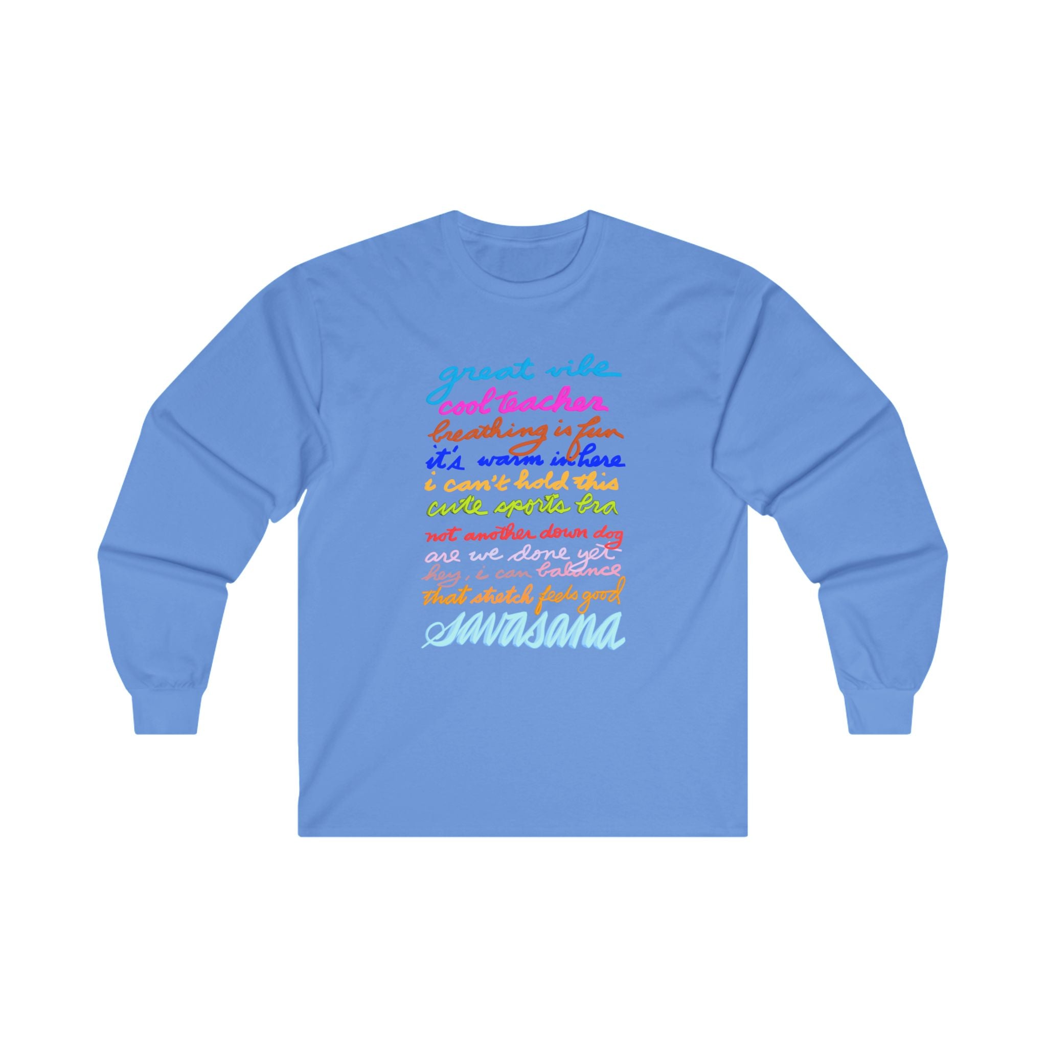SCATTERED THOUGHTS YOGA Unisex Ultra Cotton Long Sleeve Tee