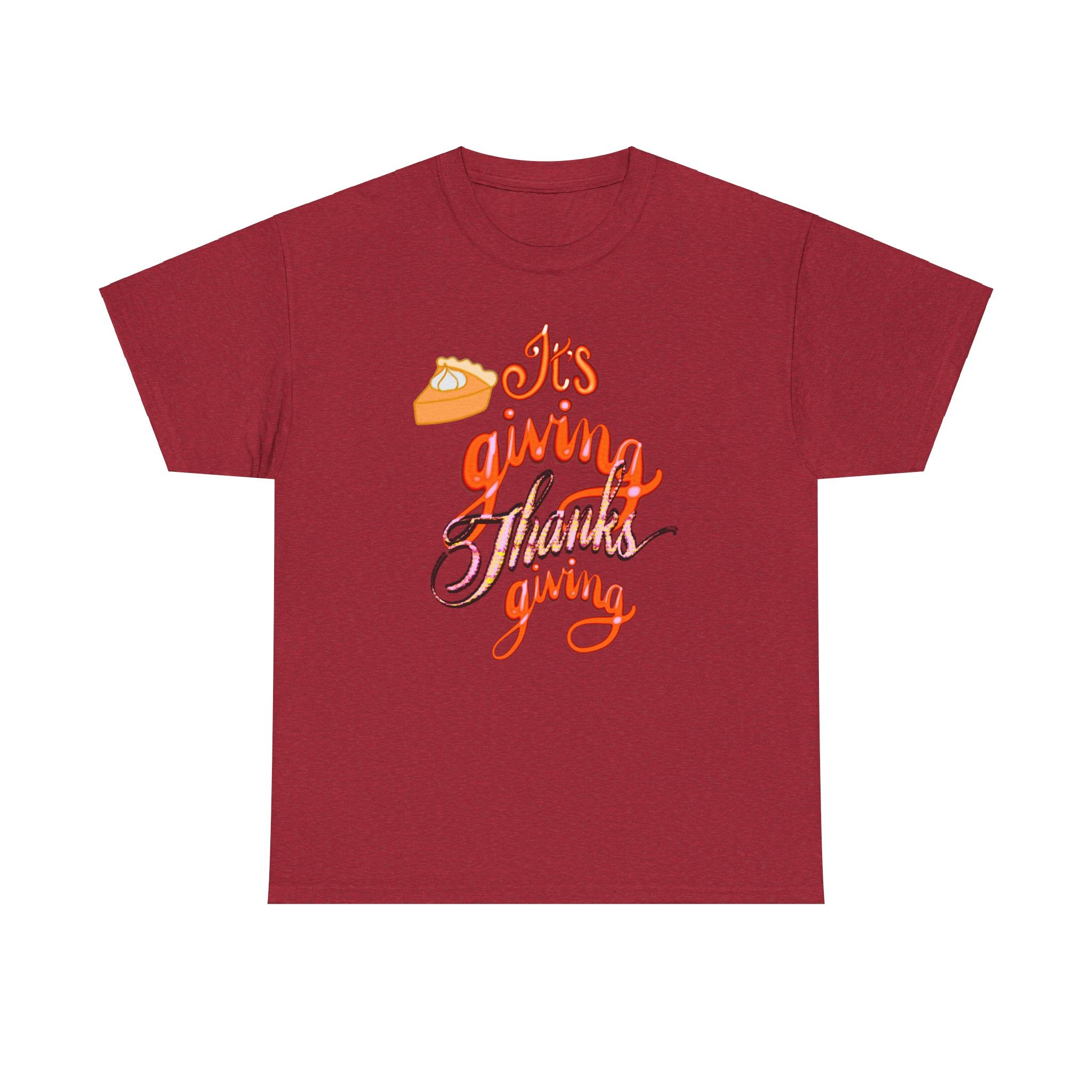 IT’S GIVING THANKSGIVING Unisex Heavy Cotton Tee