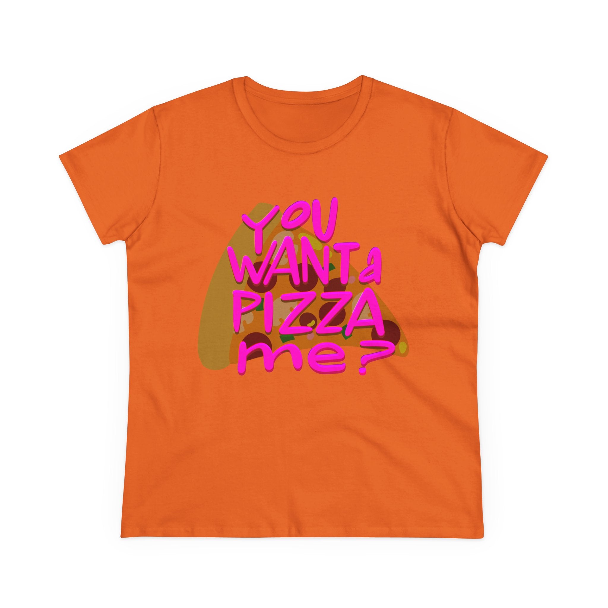 Pizza Quote Tee - Casual Cotton Shirt