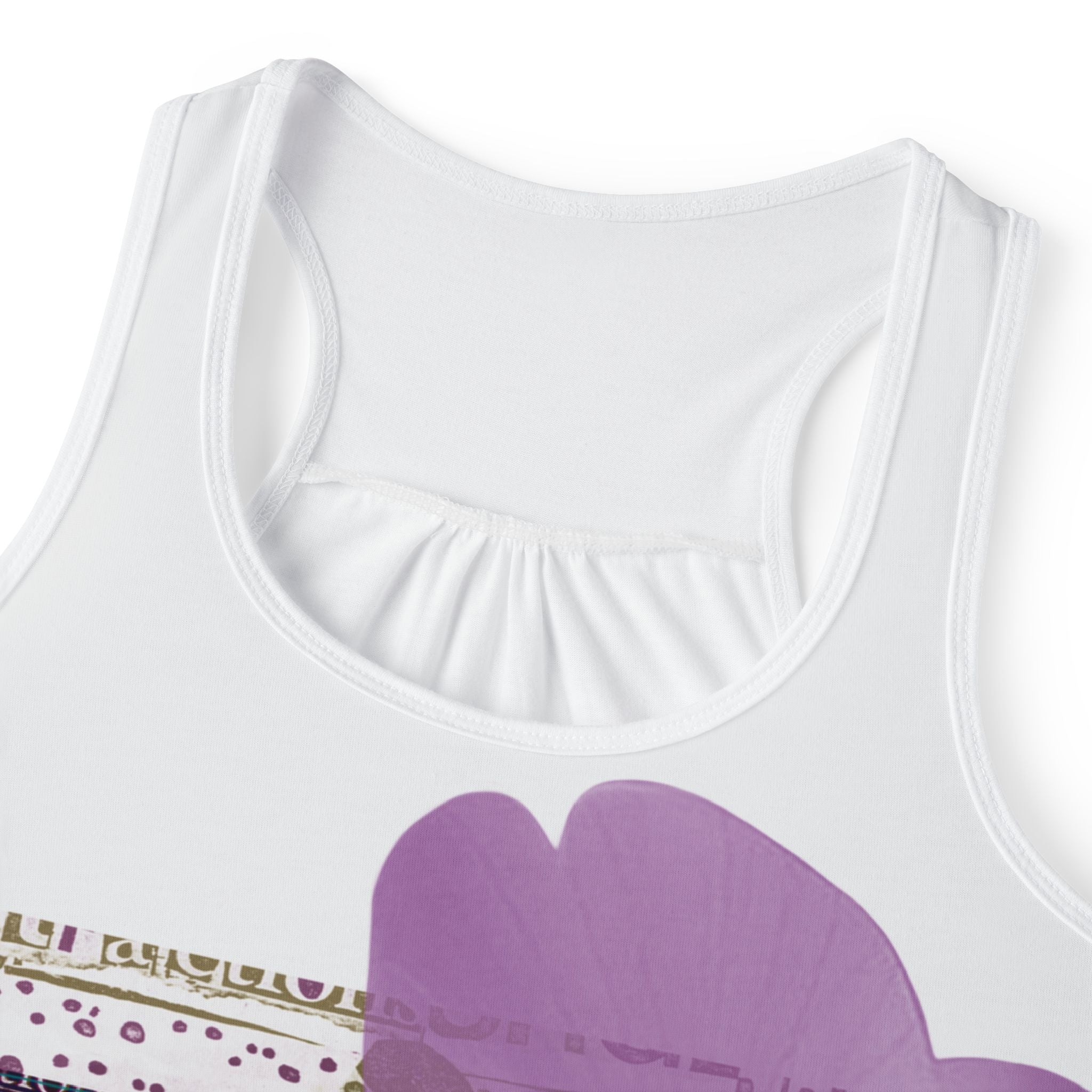 Artistic Women's Tank Top - Colorful Graphic Design for Summer Vibes