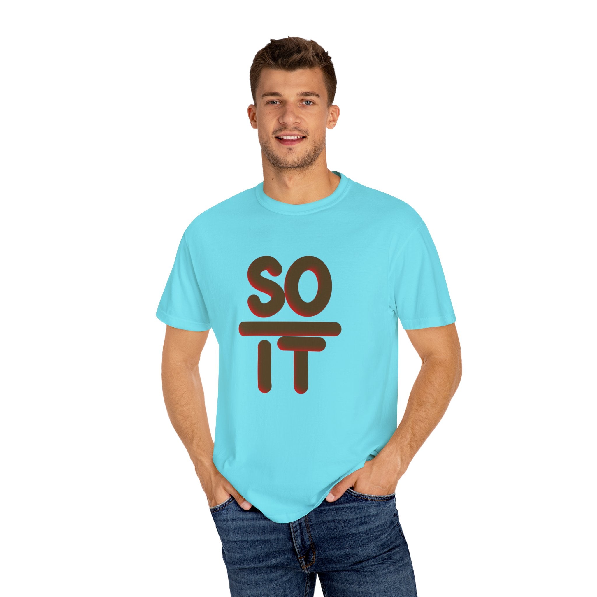SO OVER IT Unisex Garment-Dyed T-shirt