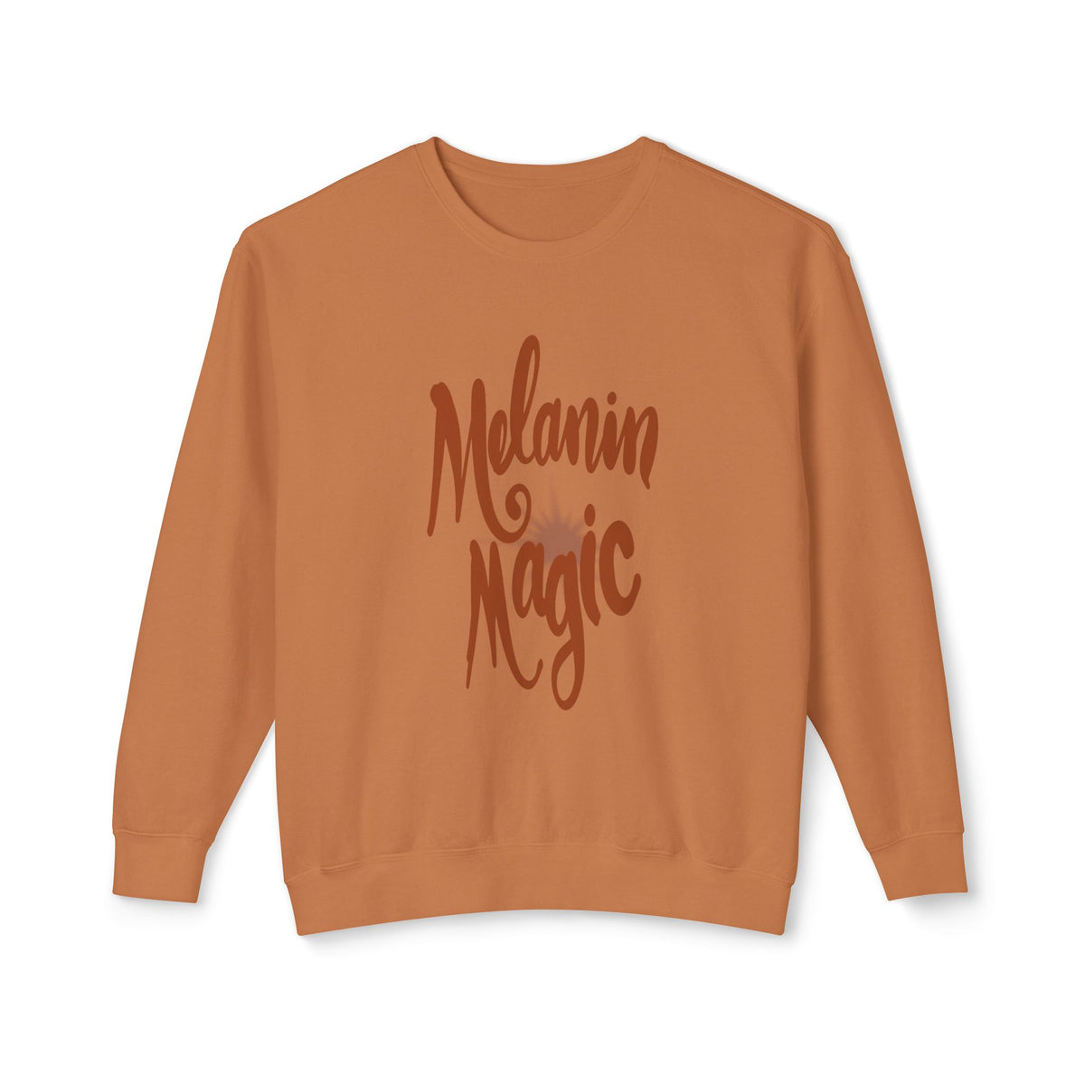 Melanin Magic Crewneck Sweatshirt — Comfort Fit Inspirational Graphic