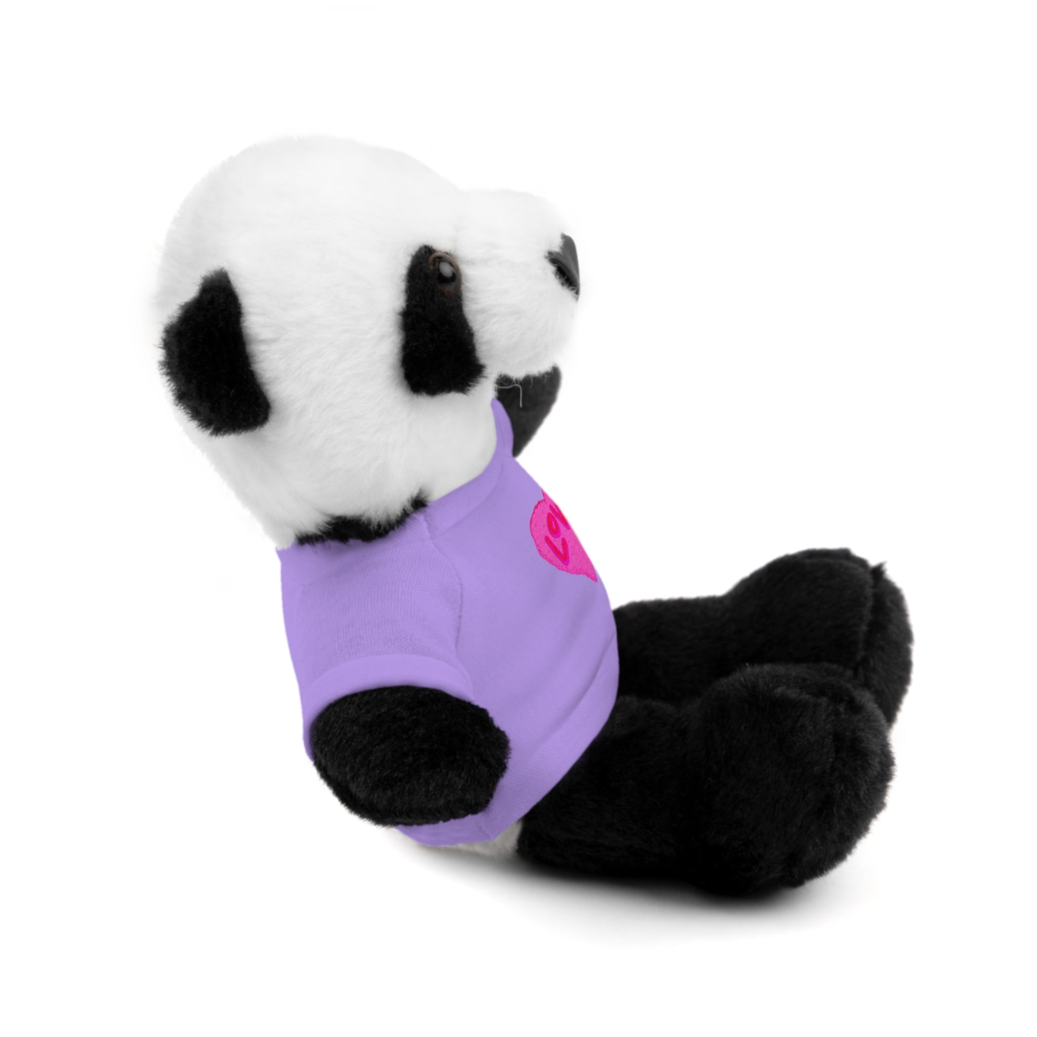 Love Bear Stuffed Animal in Custom Tee - Perfect Gift for Kids and Occasions