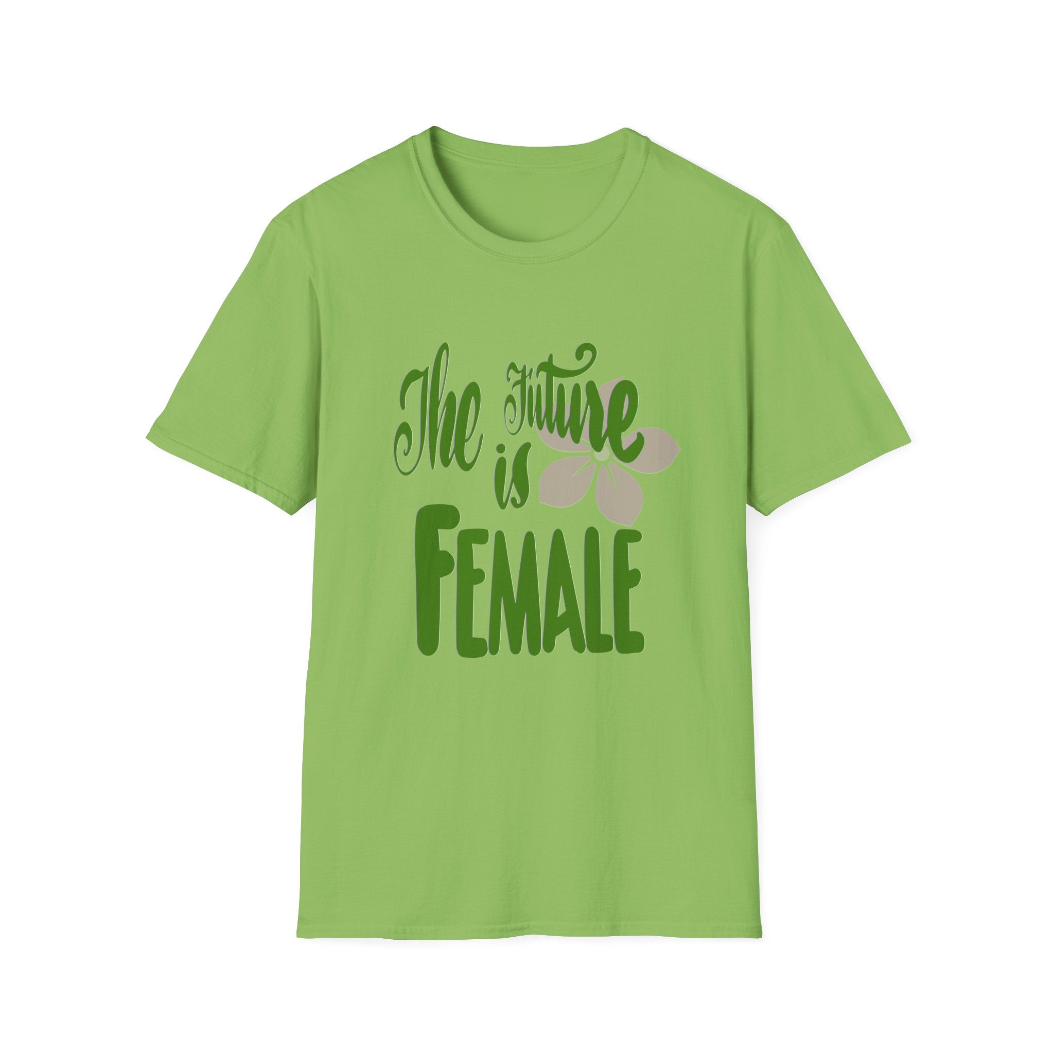 The Future is Female Unisex Softstyle T-Shirt - Empowering Feminist Tee
