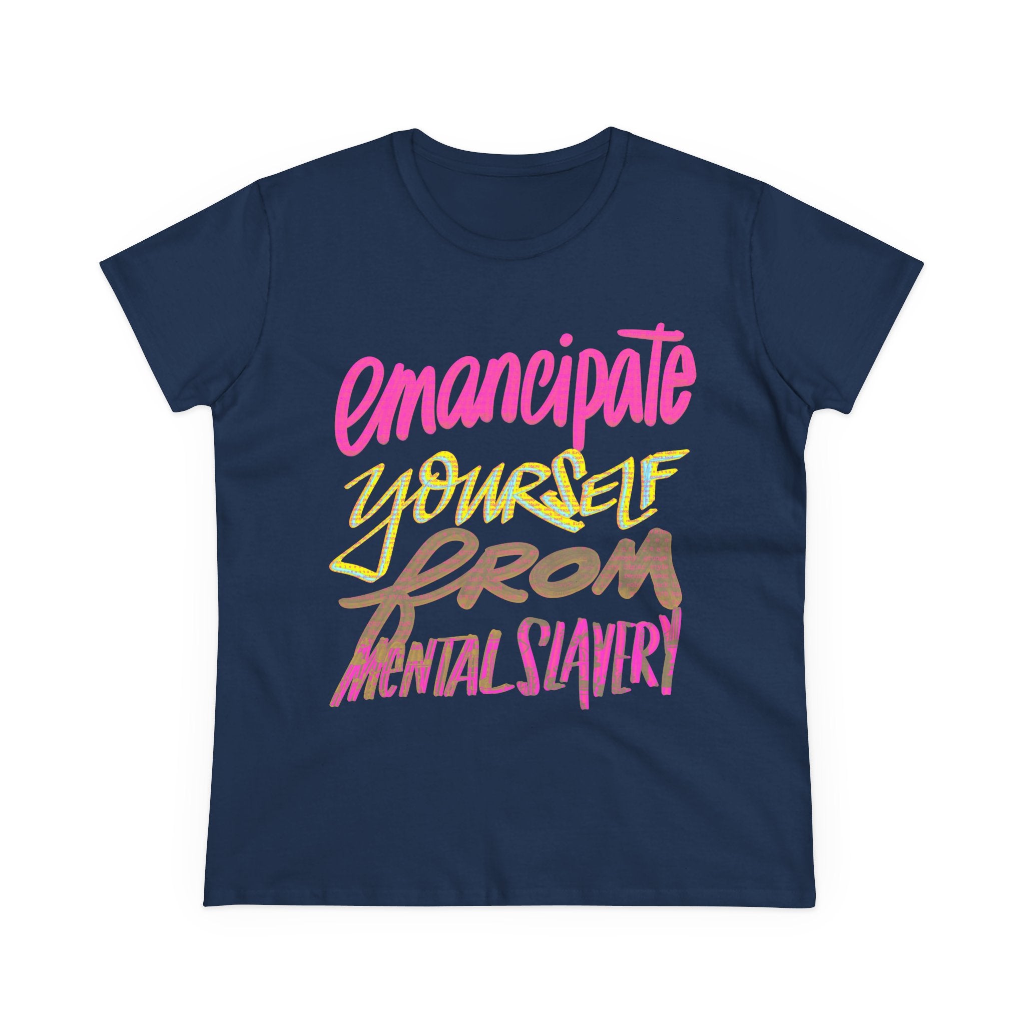 Women's Midweight Cotton Tee - 'Emancipate Yourself'