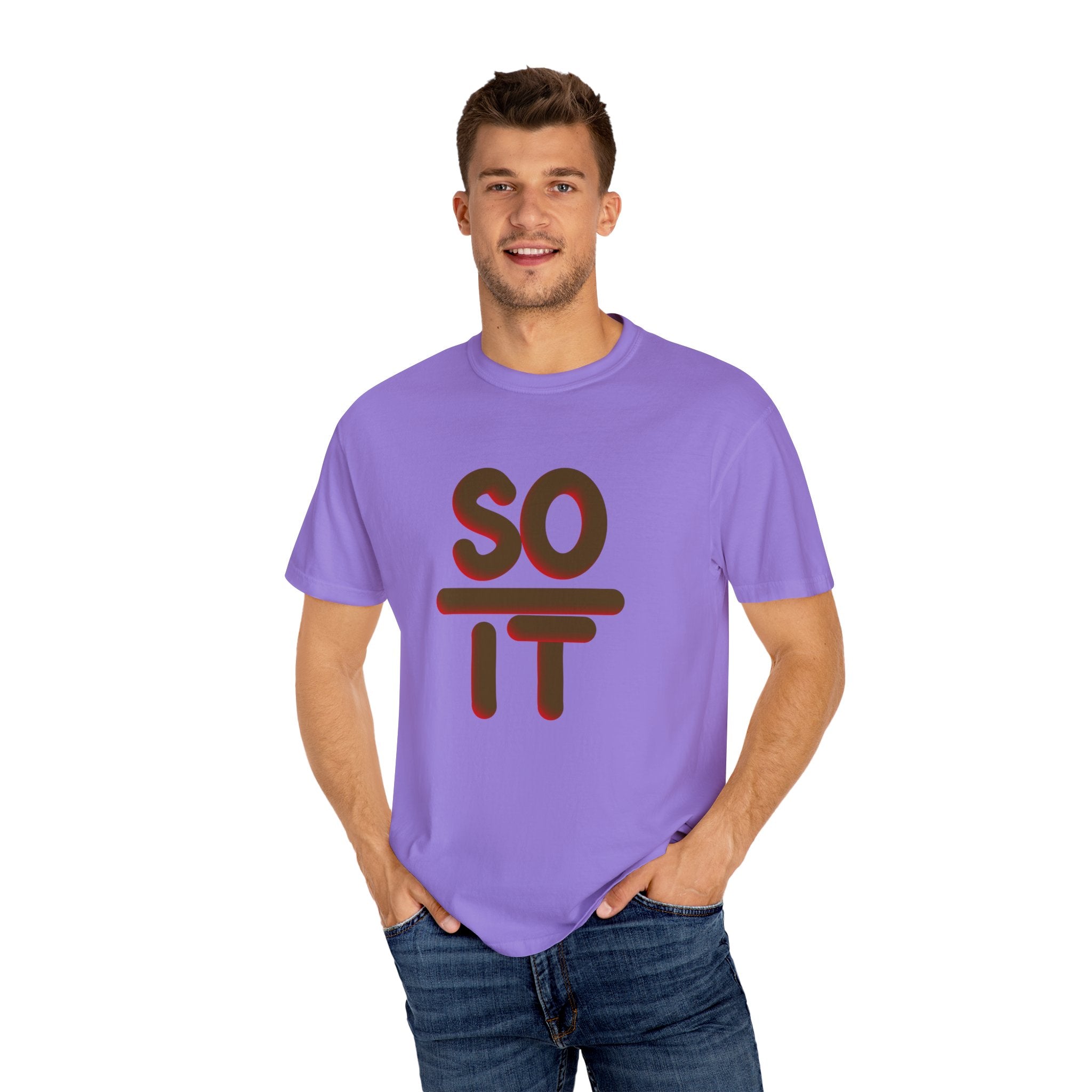 SO OVER IT Unisex Garment-Dyed T-shirt