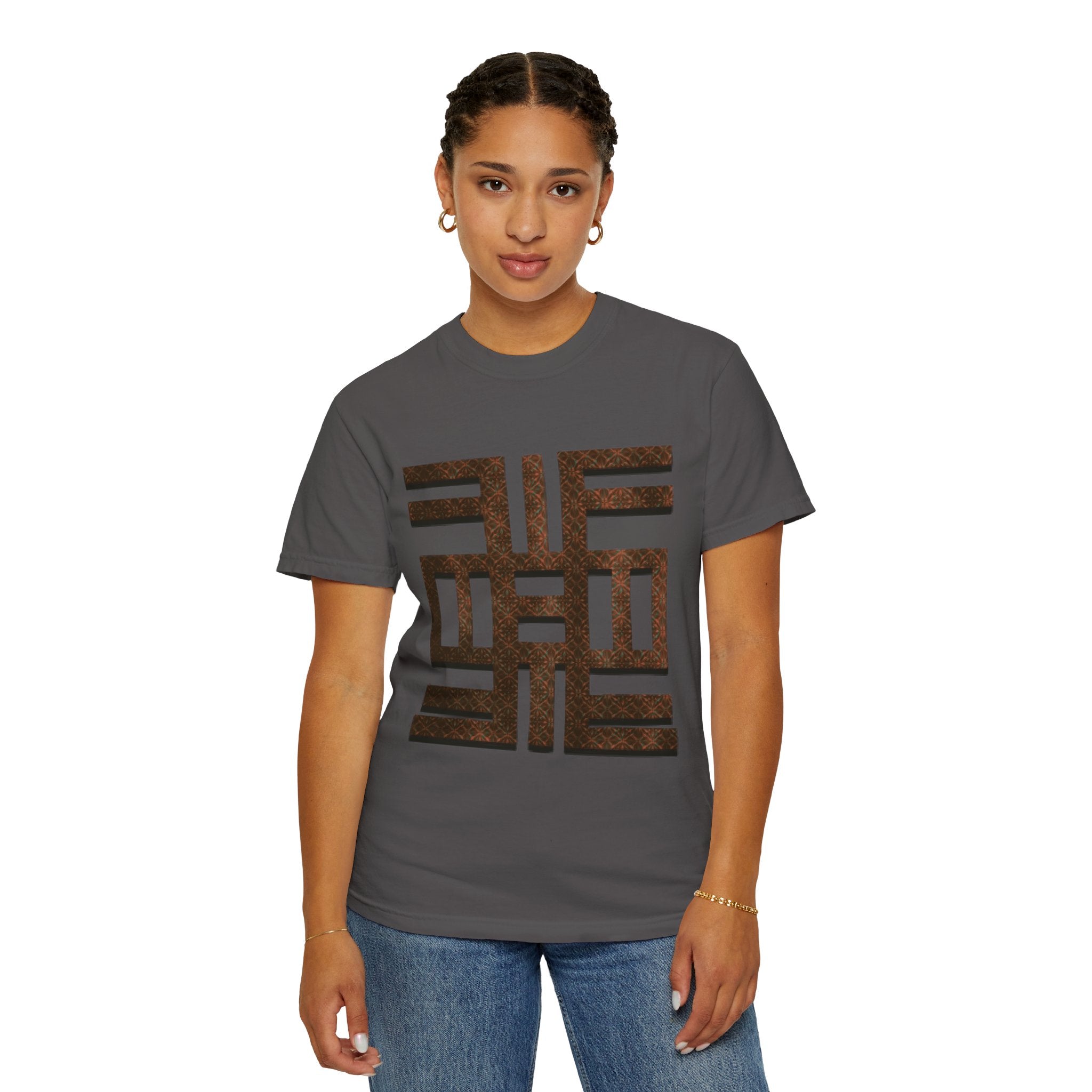 QUALITY: ADINKRA SYMBOL Unisex Garment-Dyed T-shirt