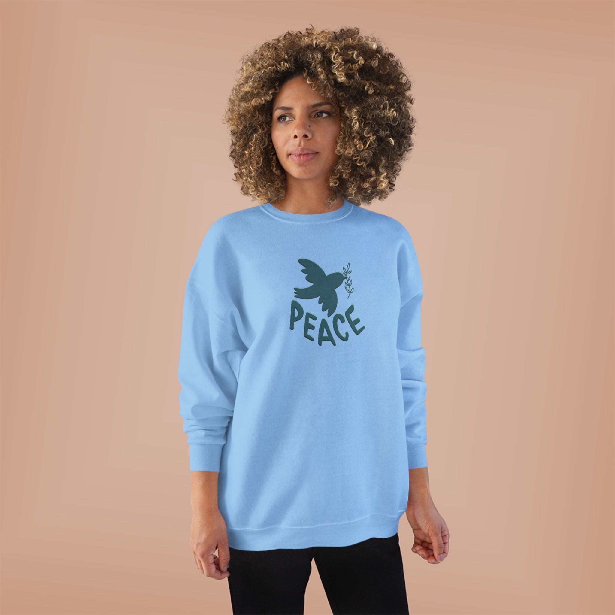 Peace Dove Eco-Friendly Crewneck Sweatshirt