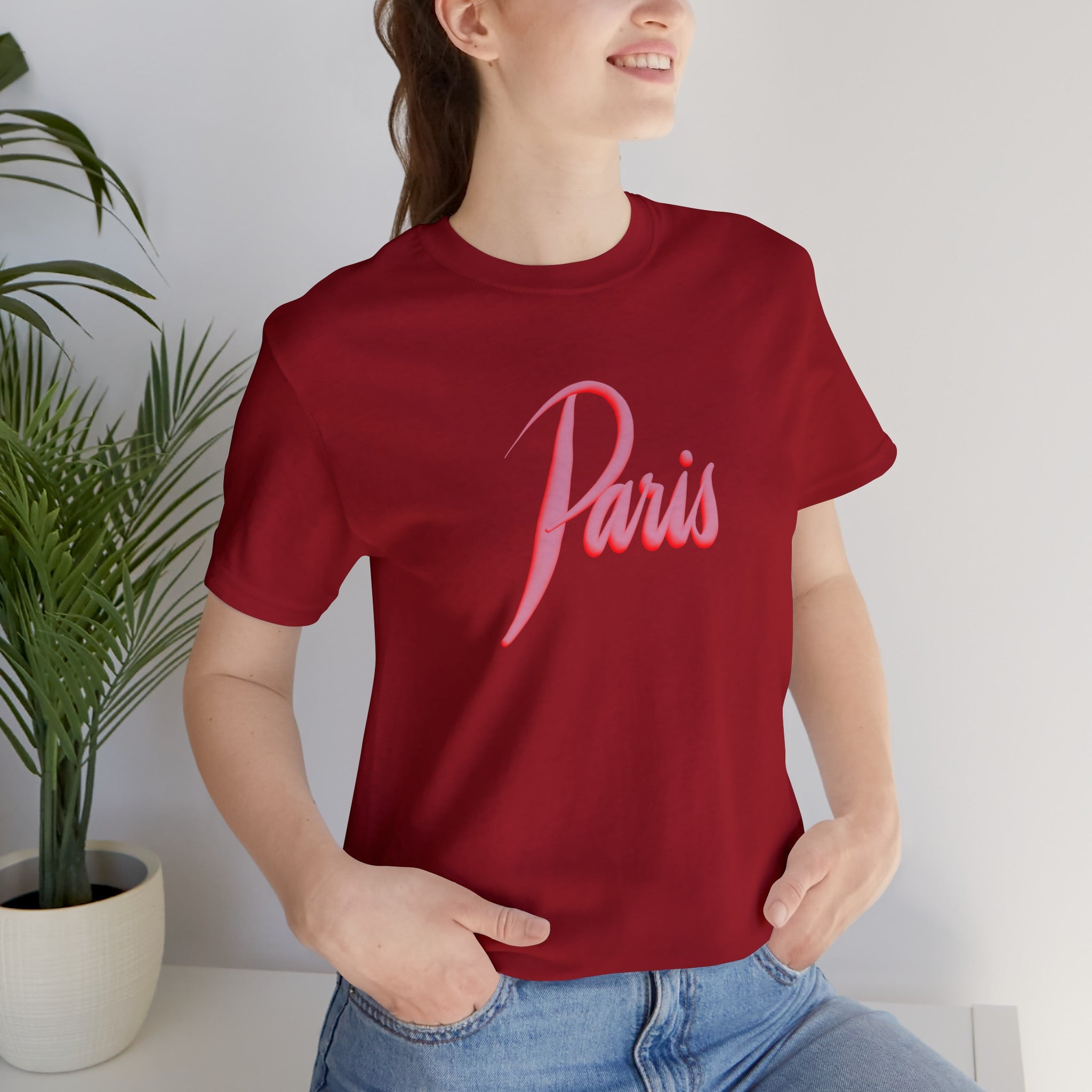 PARIS Unisex Jersey Short Sleeve Tee