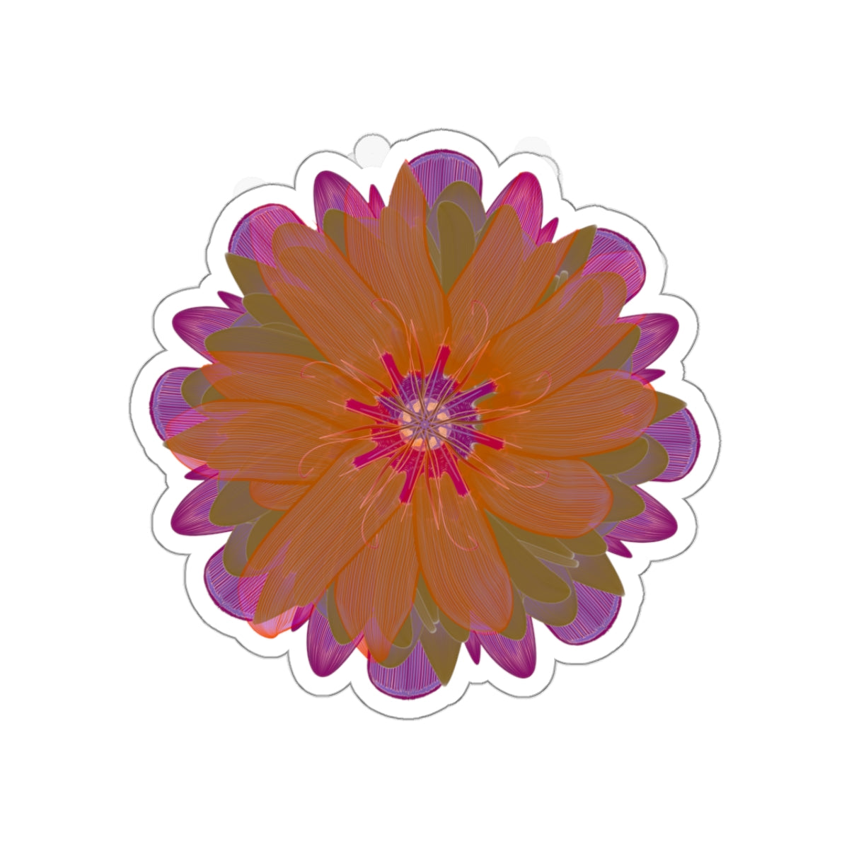 FAB FLOWER Kiss-Cut Stickers