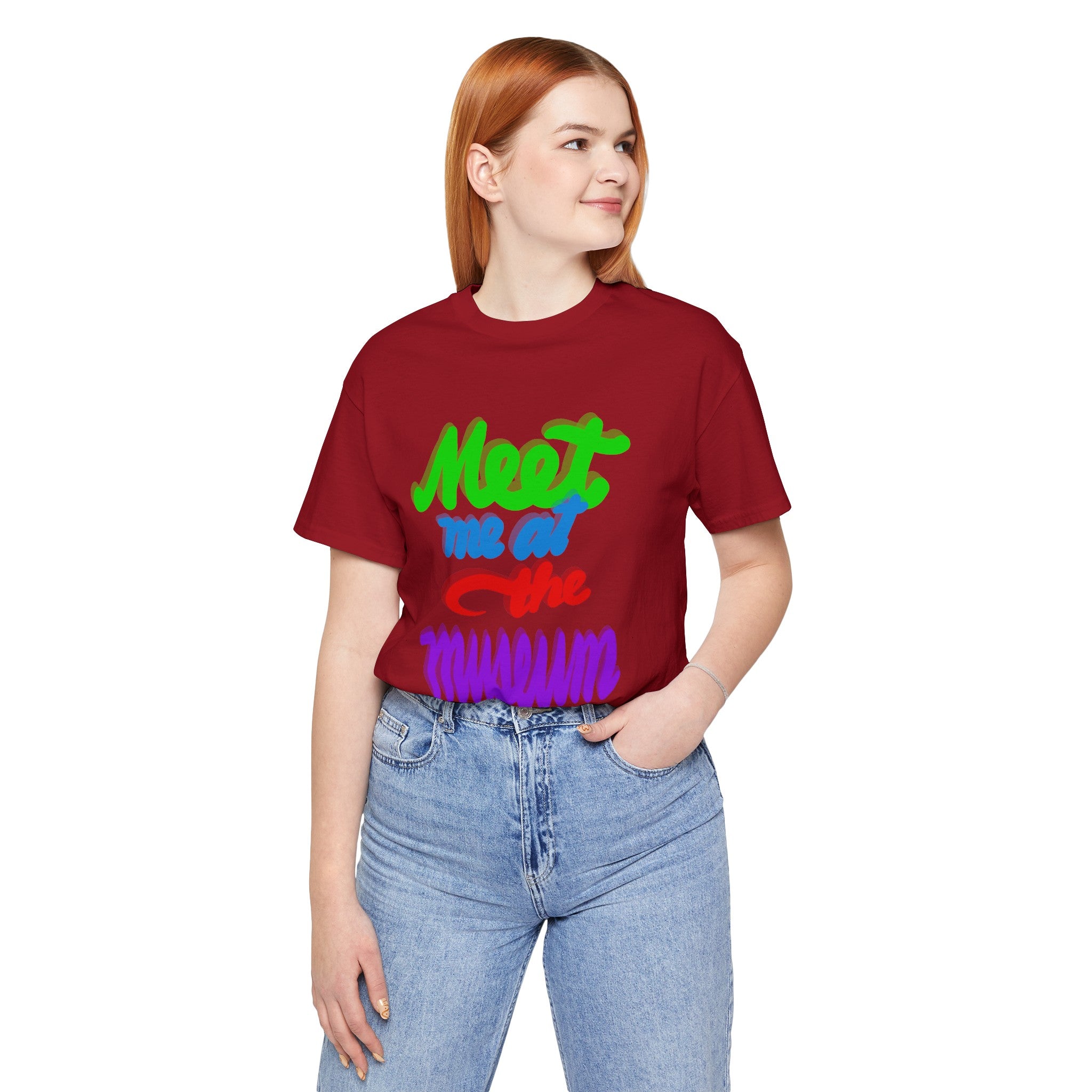 MEET ME AT THE MUSEUM Unisex Jersey Short Sleeve Tee